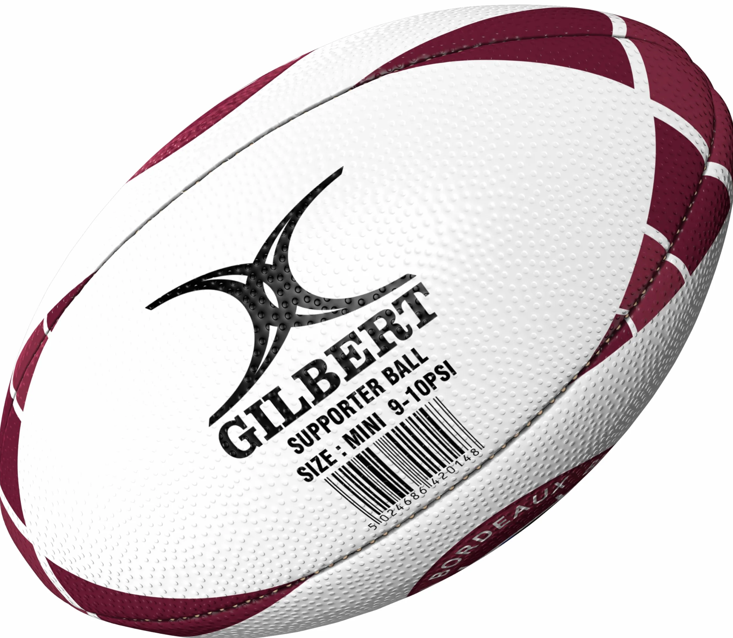 Gilbert Mini Ballon de Rugby UBB Bordeaux - Collection Officielle