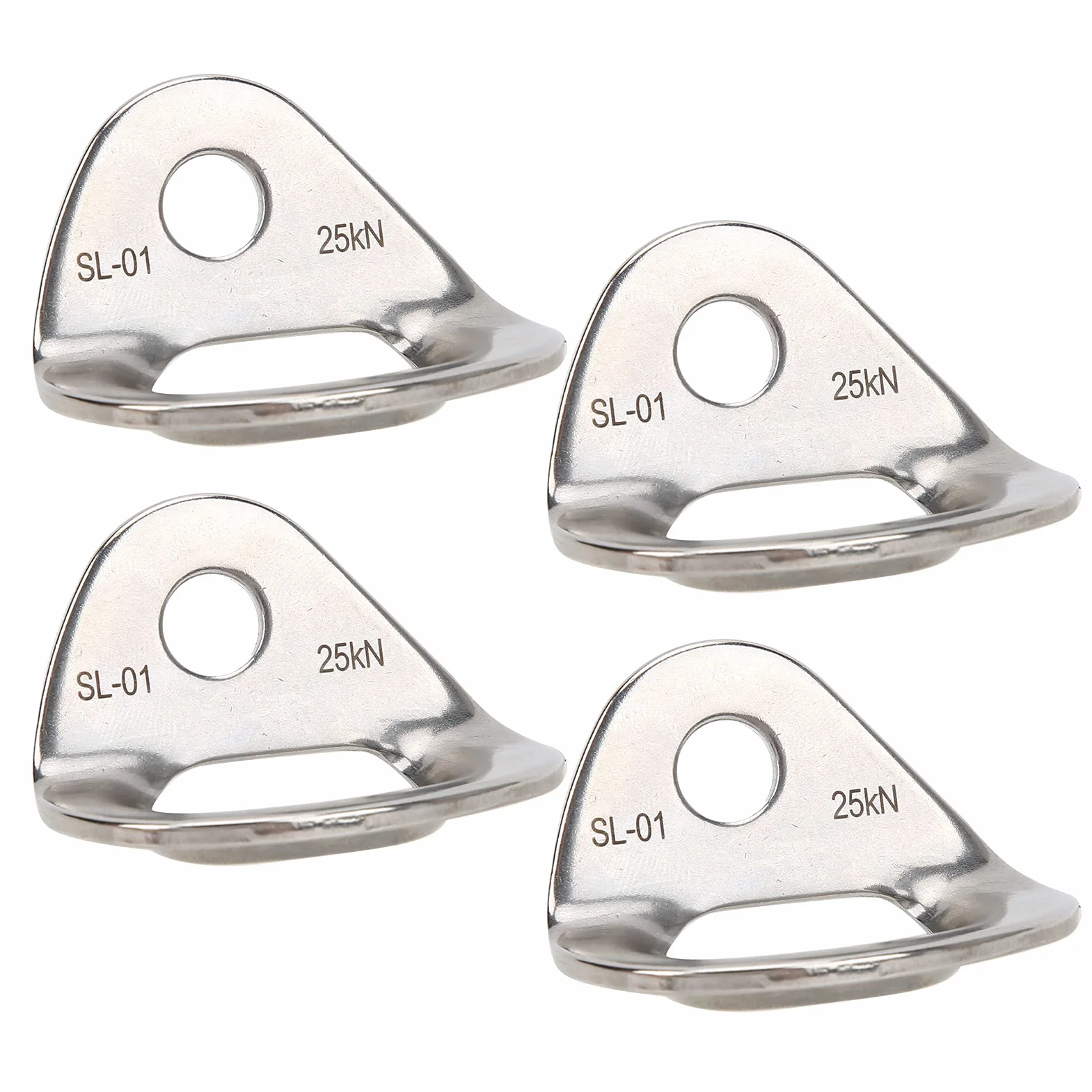 Lot de 4 Crochets d'Escalade Ancrage pour Escalade sur Roche
