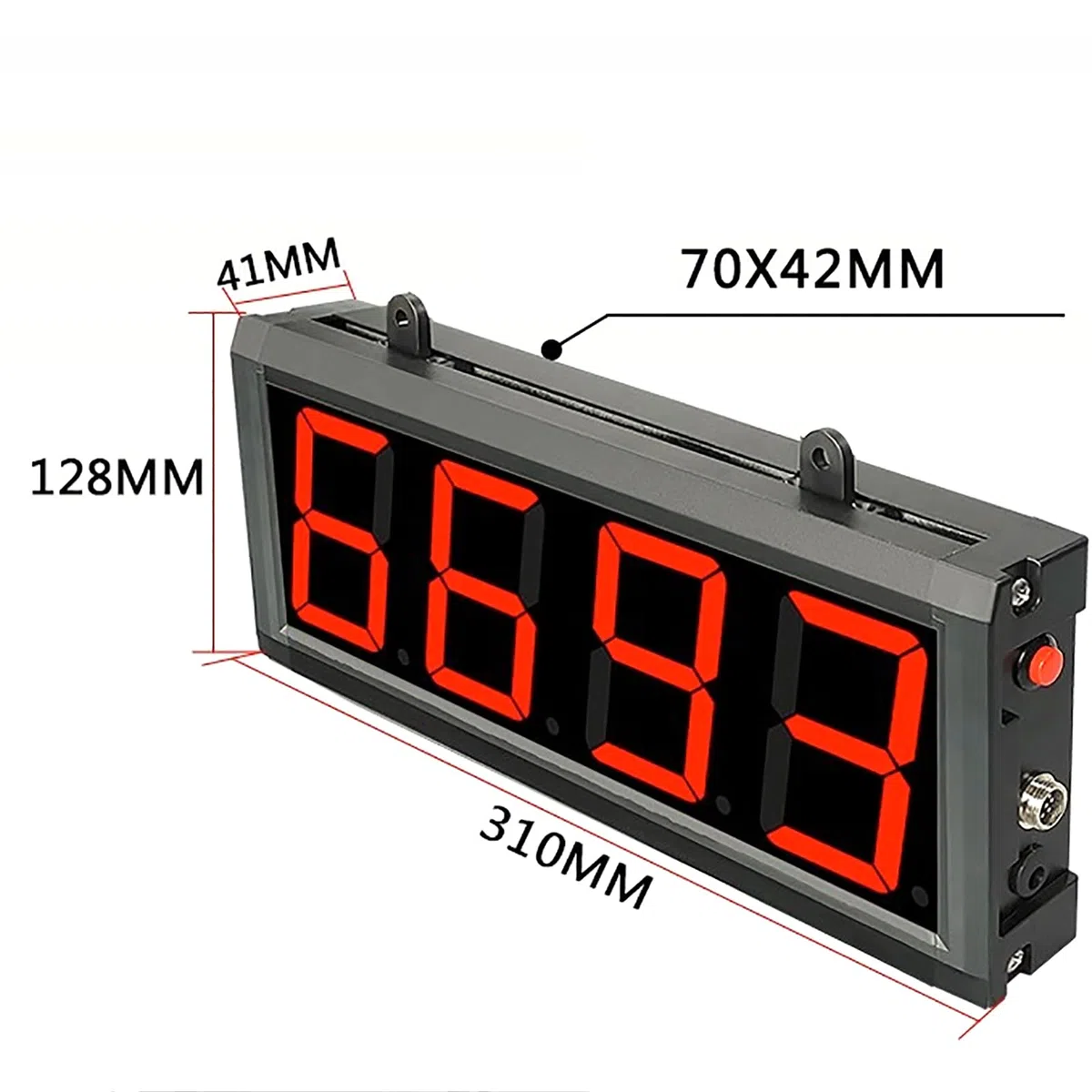 Compteur numérique électronique, totalisateur d'objets à sonde Unique avec télécommande, Affichage LED à 4 Chiffres jusqu'à 9999, adapté aux usines, ateliers, parkings, Bandes transporteuses, Lignes