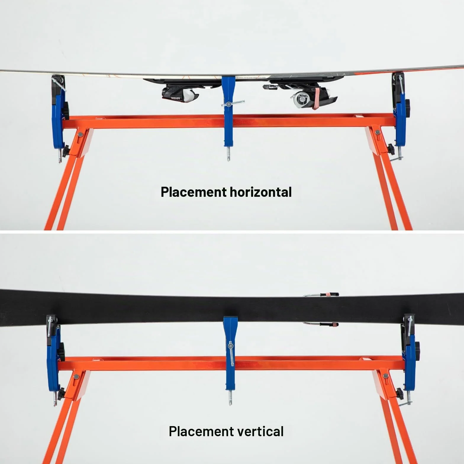 Alpine Ski Vise Pro réglage fartage skis angle hauteur réglables ouverture mâchoires 105 mm