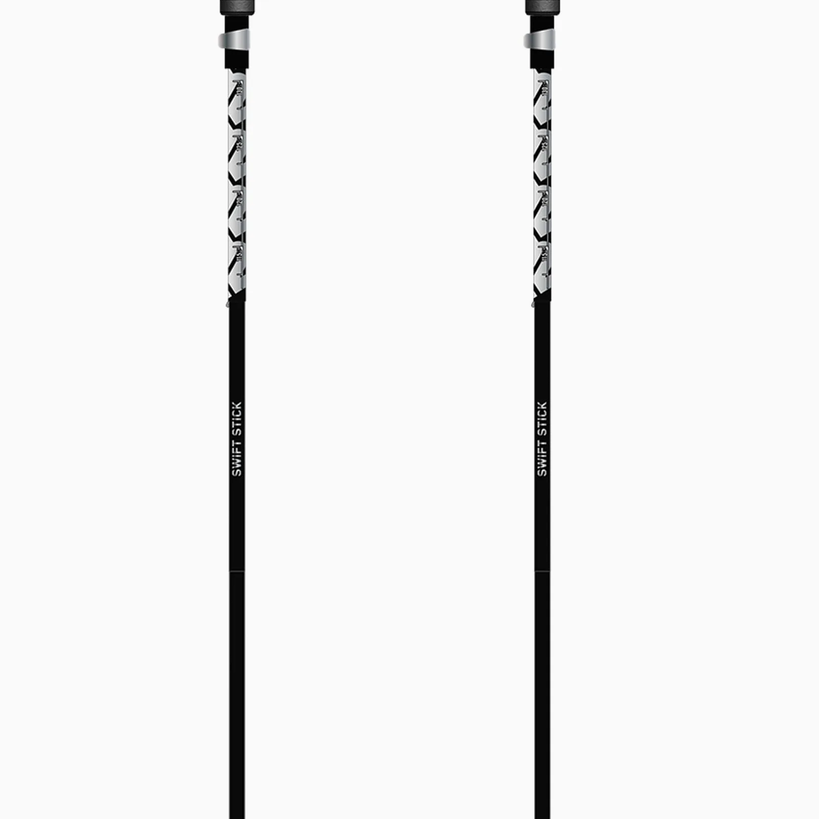 K2 Skis Swift Stick, bâton de Ski Unisexe - Adulte, Black, 105-135 cm - 10G3034.1.1.105-135