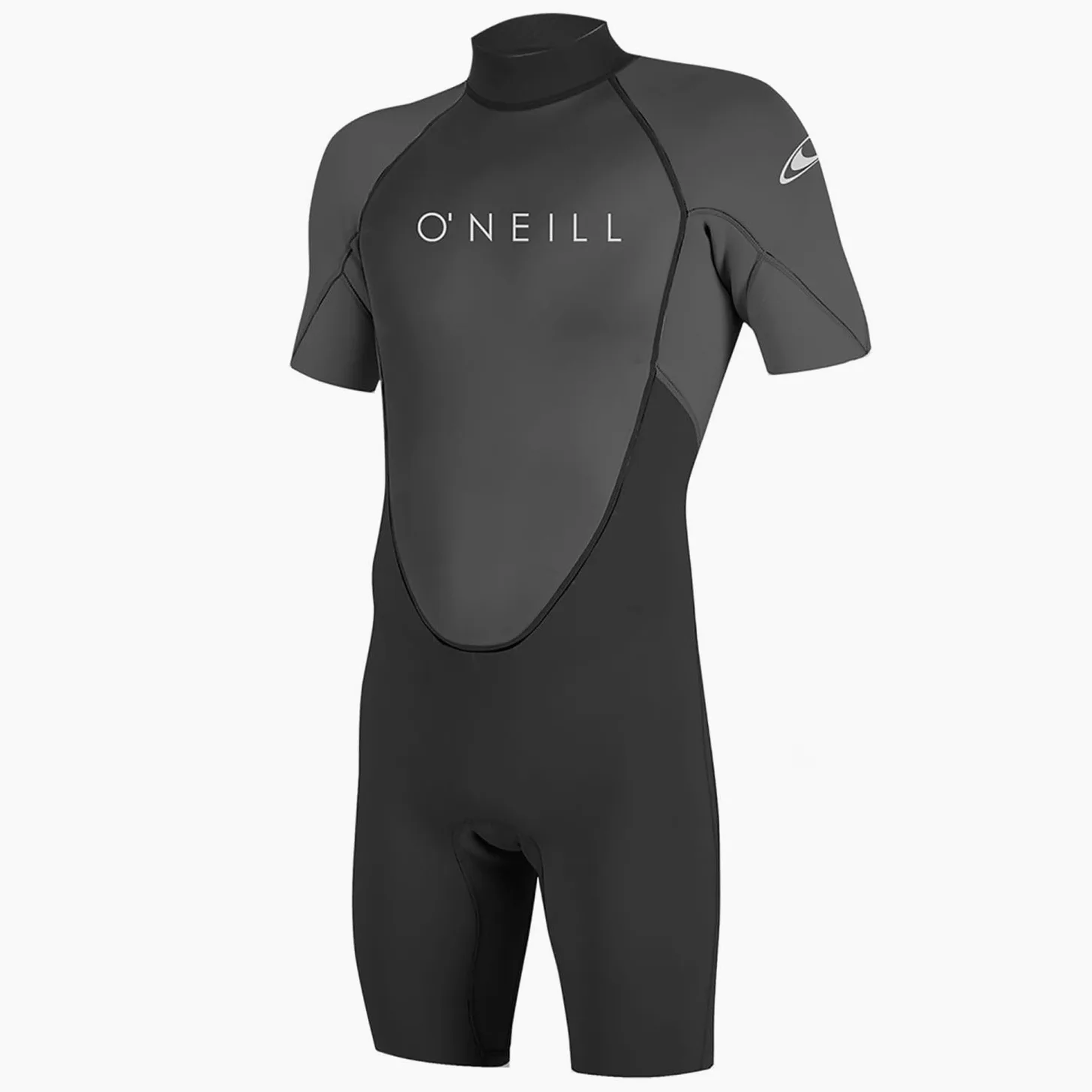 O'NEILL 2026 Hommes Reactor-2 2mm Back Zip Shorty Combinaison Néoprène 5041B - Black/Graphite