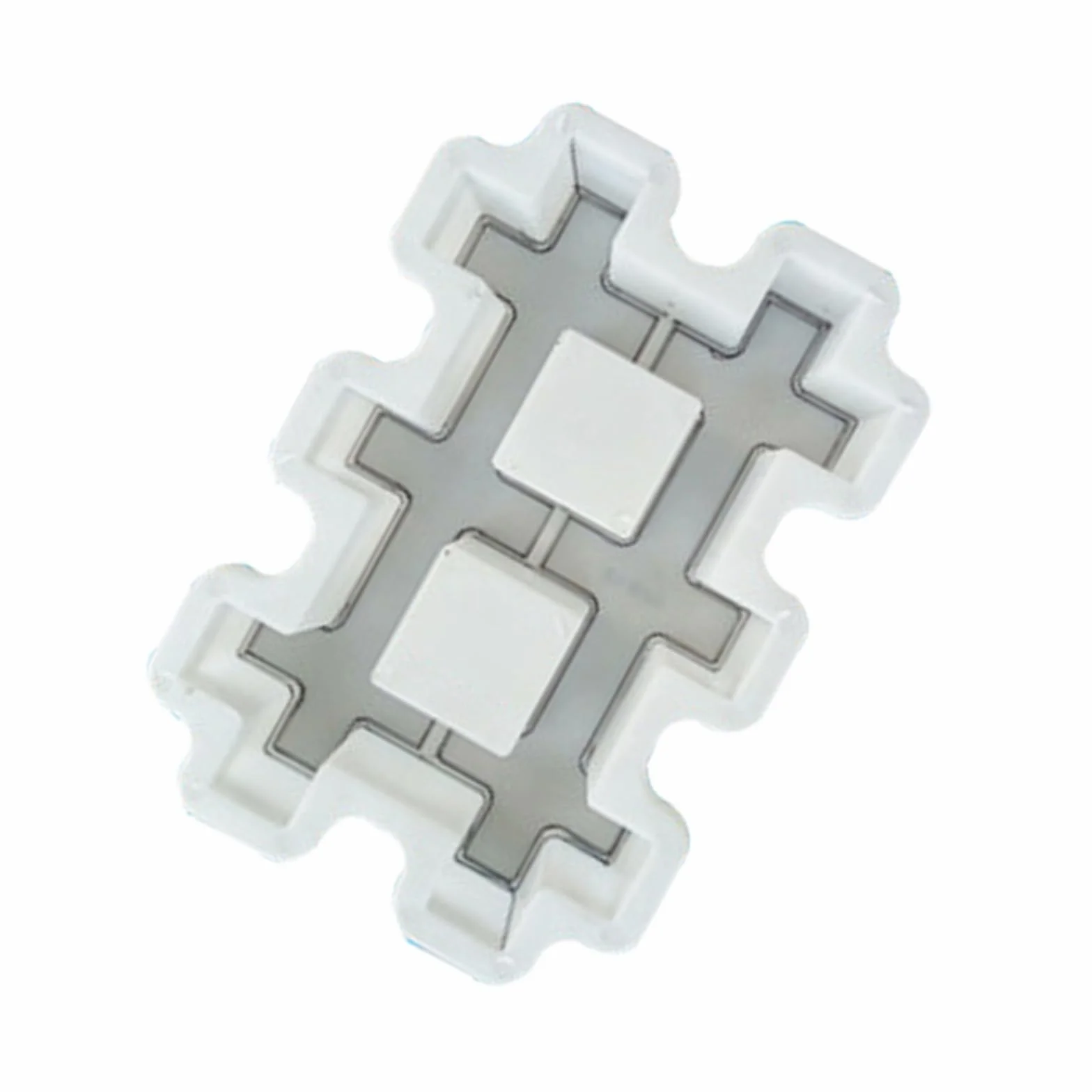 Moule réutilisable à double grille pour pavés de gazon et allées