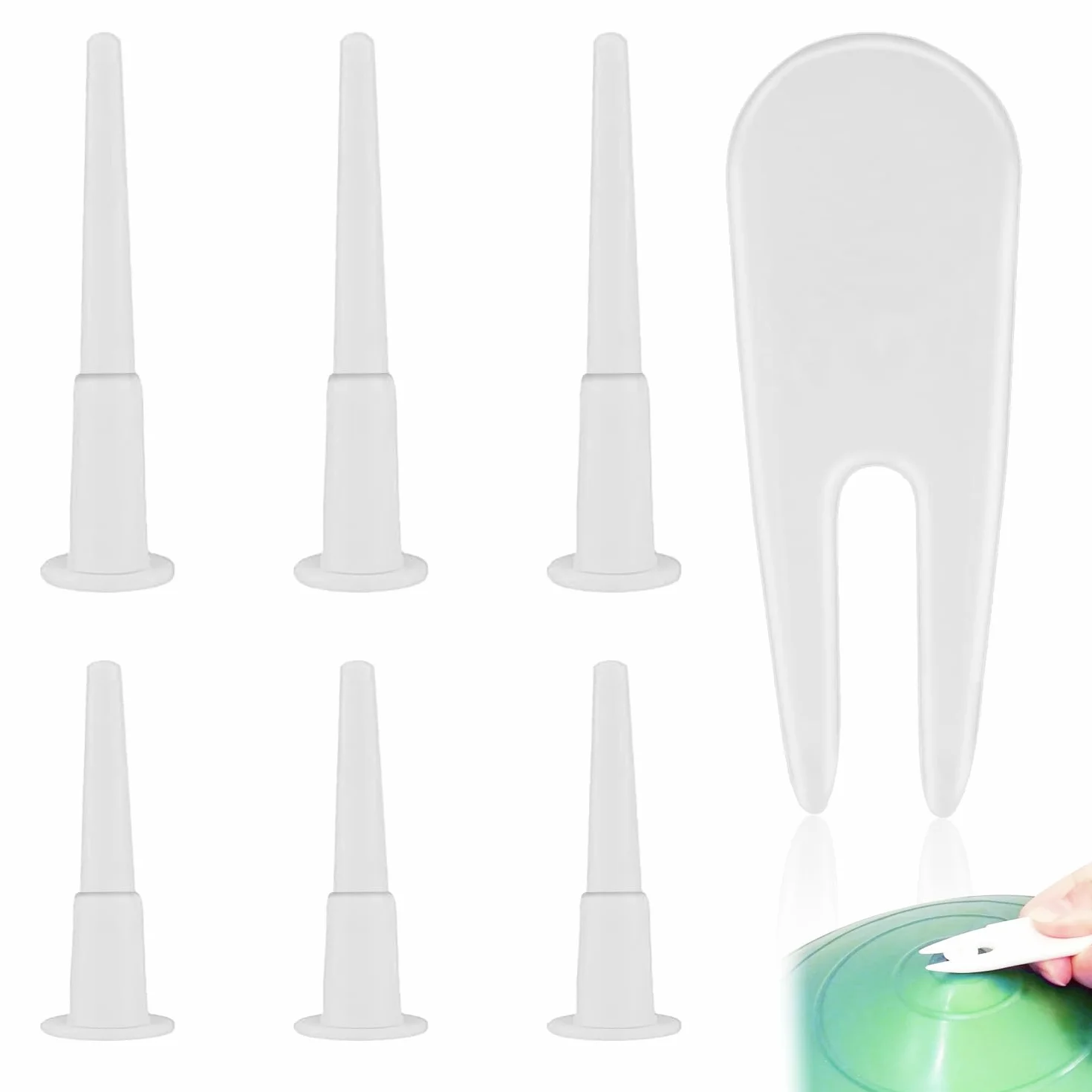 Kit de Remplacement de Bouchon d'air Yoga avec 1 Outil Amovible, 6 Pièces