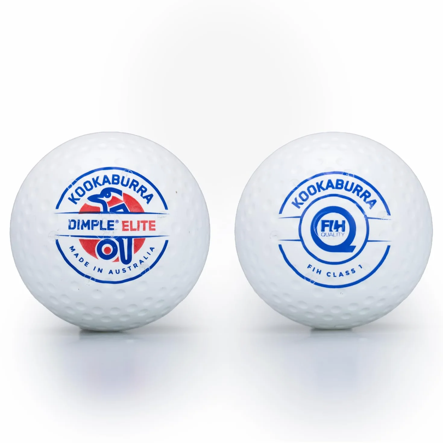 Kookaburra Dimple Elite Balle de Hockey Blanc