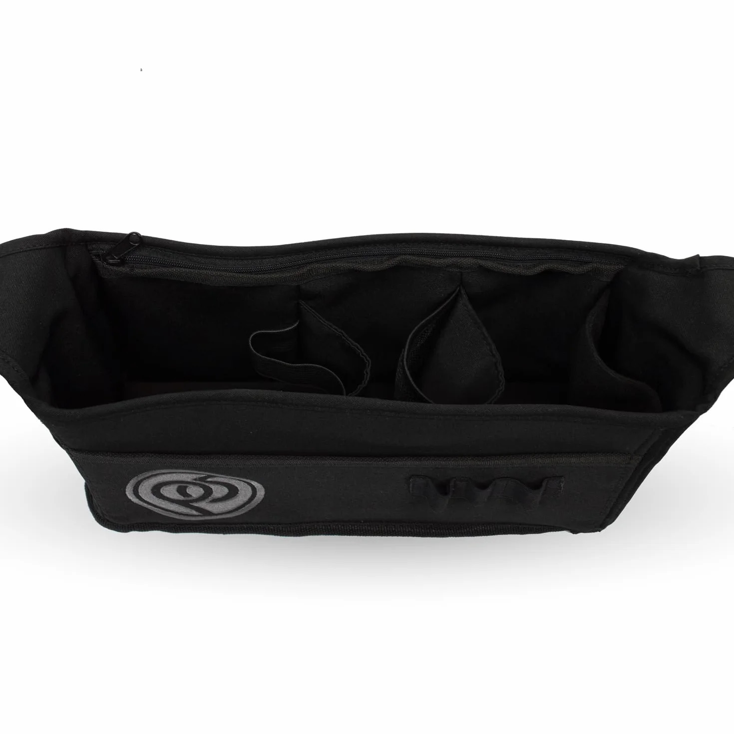 Poche organisatrice universelle pour chariot de golf à pousser, support à accès facile pour accessoires, télémètre, boisson et plus. Compatible avec Motocaddy, Powakaddy, Clicgear, Cube, Masters, Big