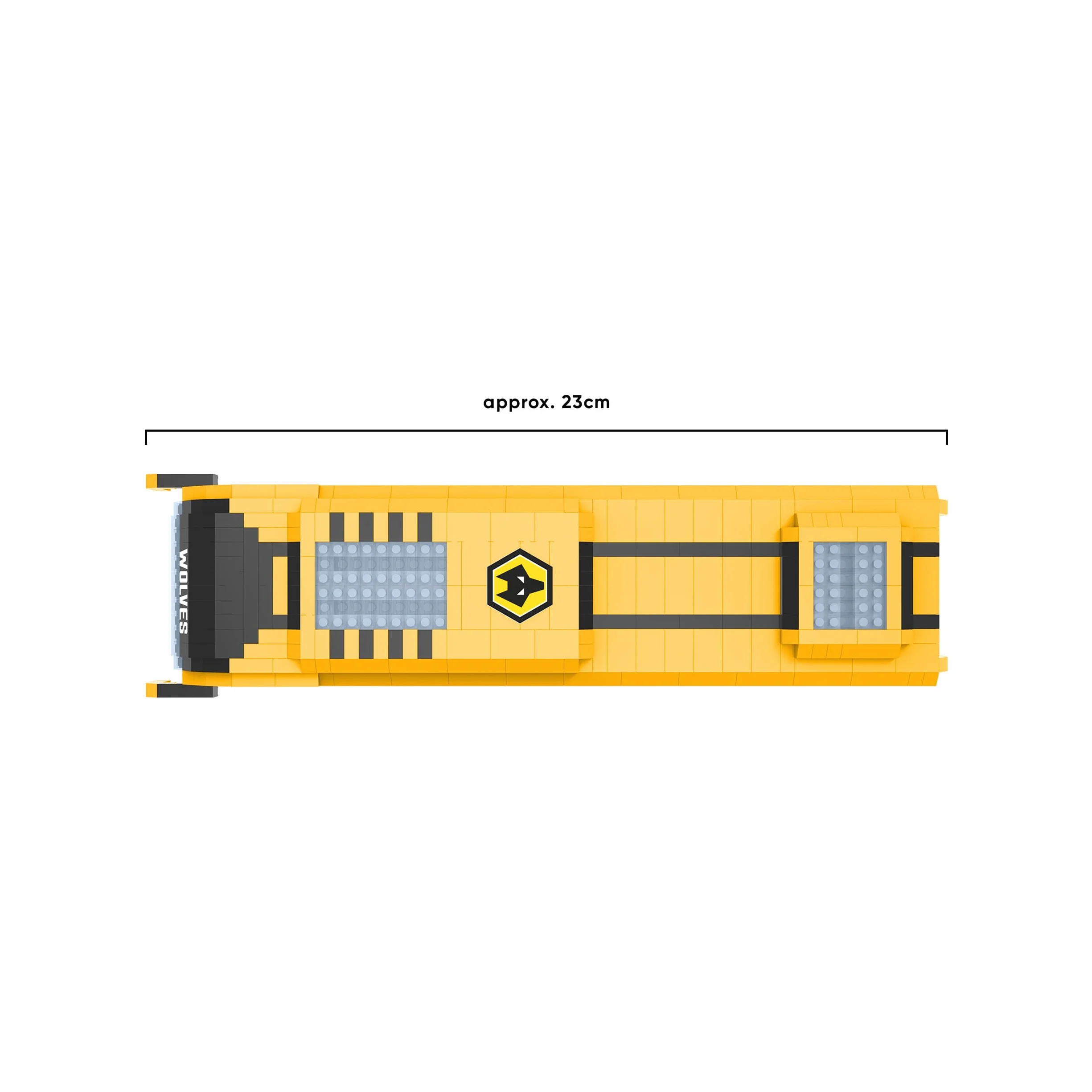 FOCO Licence officielle Wolverhampton Wanderers FC BRXLZ 3D Bricks Jouet de construction bus football