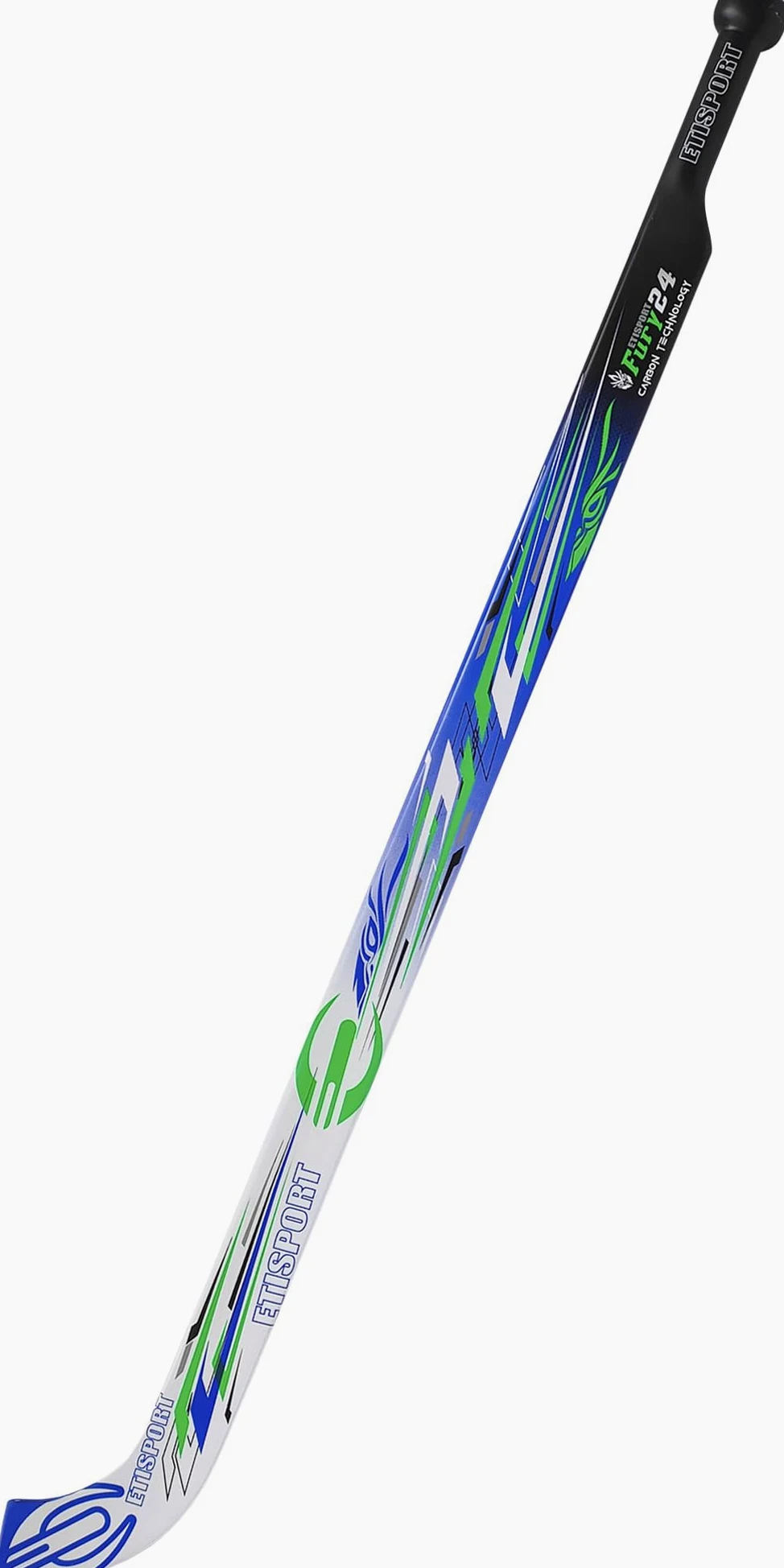 Crosse de Gardien de But Long de Rink Hockey 2K24. 100% Fibre, très léger et équilibré. Raquette Fine à Usage Professionnel