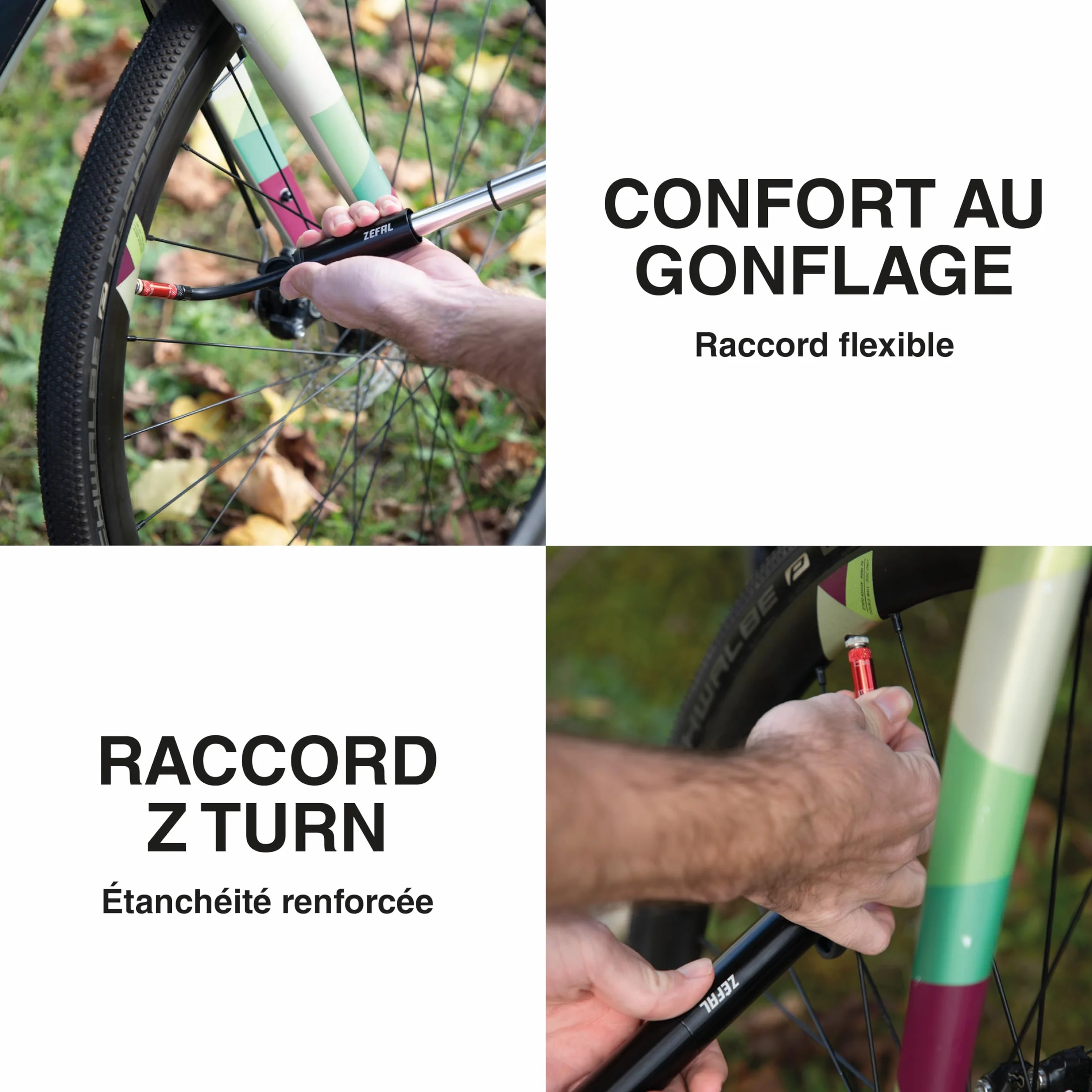 ZEFAL Gravel Mini - Pompe Velo Gravel - Noir