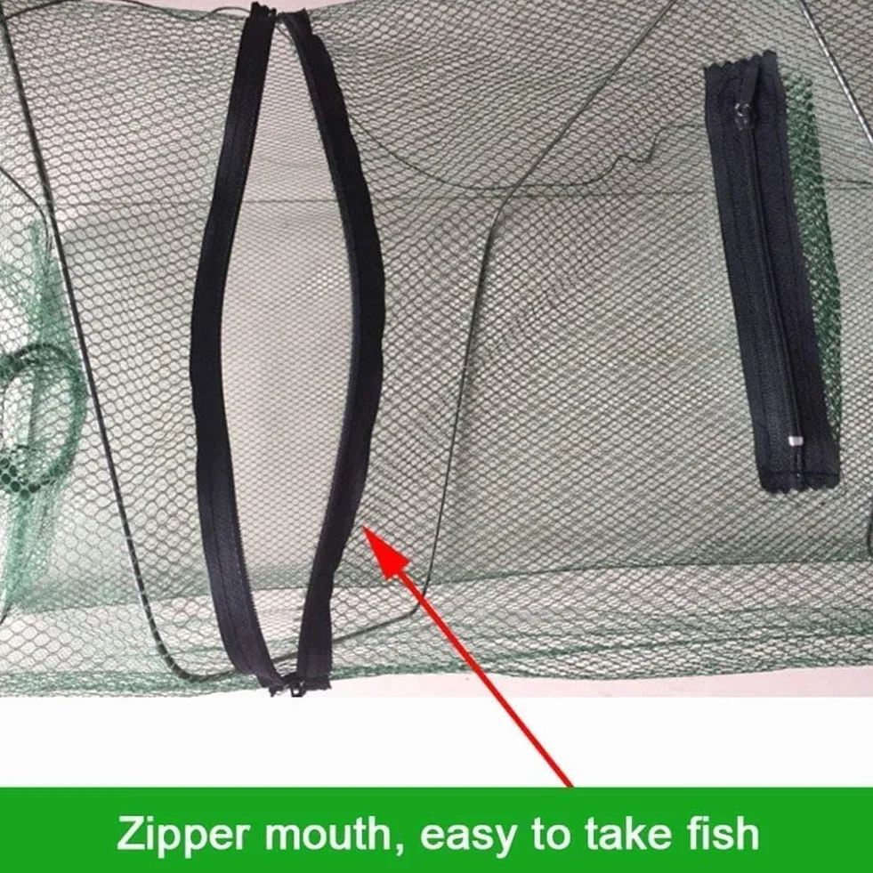3PCS Piège à Poisson Pliable pour appâts de pêche Poisson Pliant Appât Piège À Poisson Écrevisse Poisson Homard Crabe Écrevisse Crevette Poisson Capture Filet