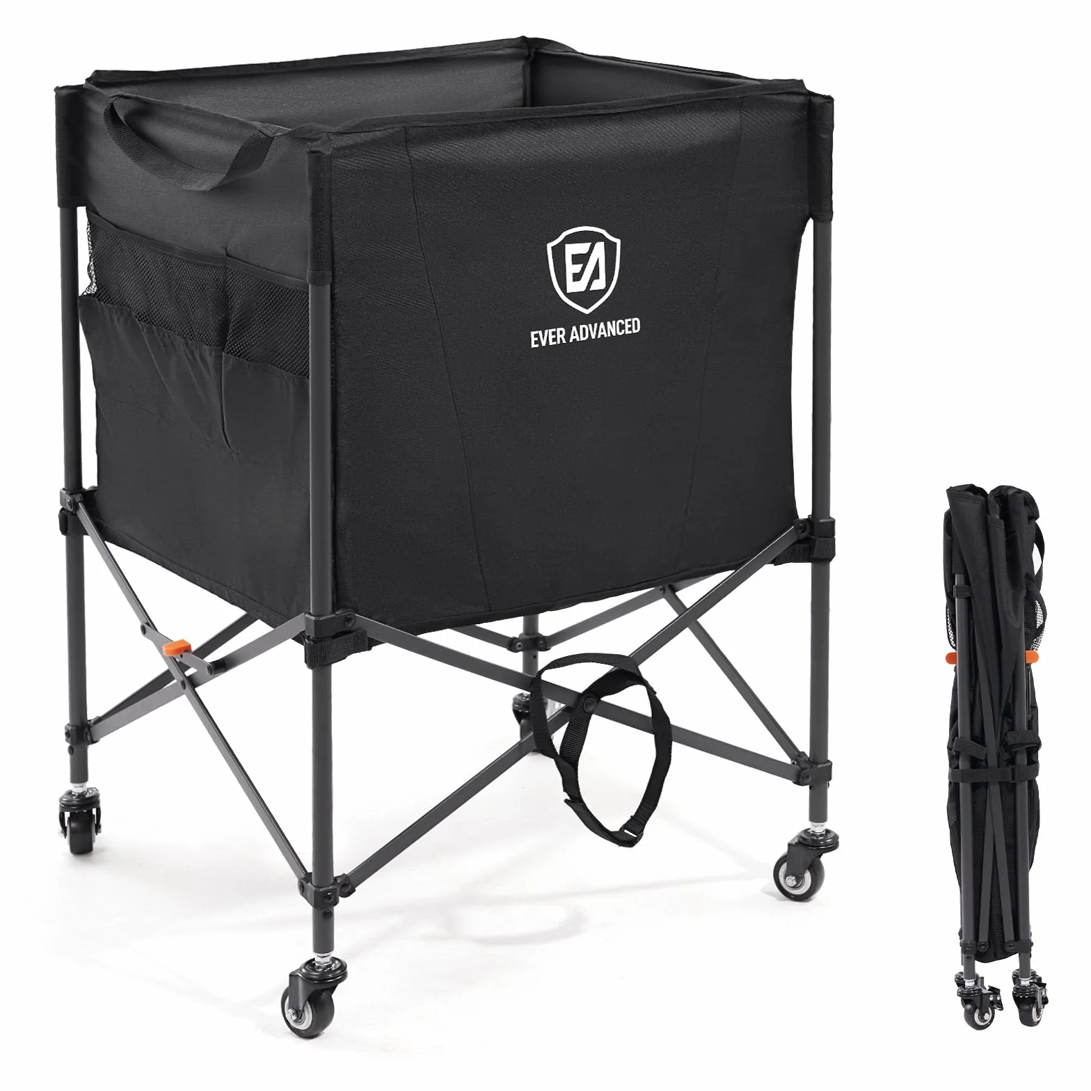 EVER ADVANCED Chariot de Rangement Pliable 83,8 x 57,9 cm pour Balles avec Roues verrouillables
