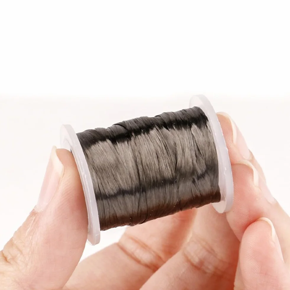 Fil de construction en fibre de carbone 5 m avec anneau de guidage pour canne à pêche