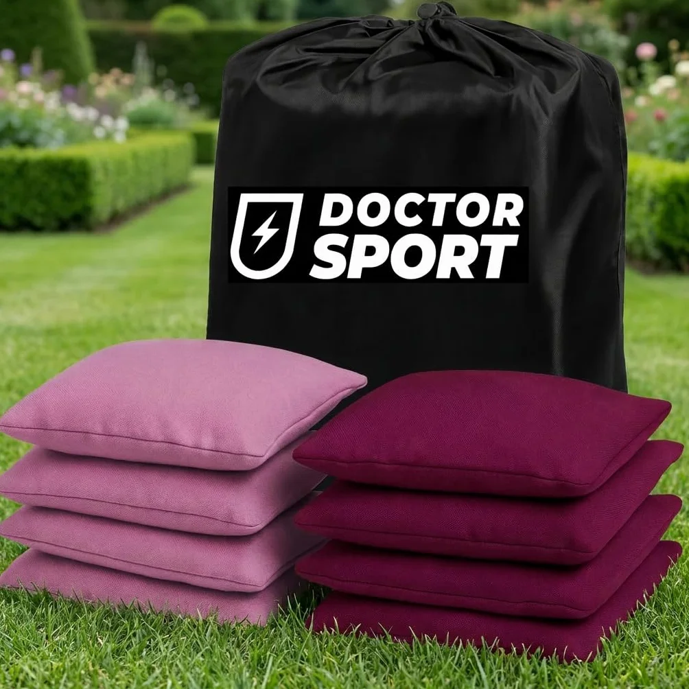 Dr Sport Lot de 8 sacs à cornhole 400 g 15 x 15 cm