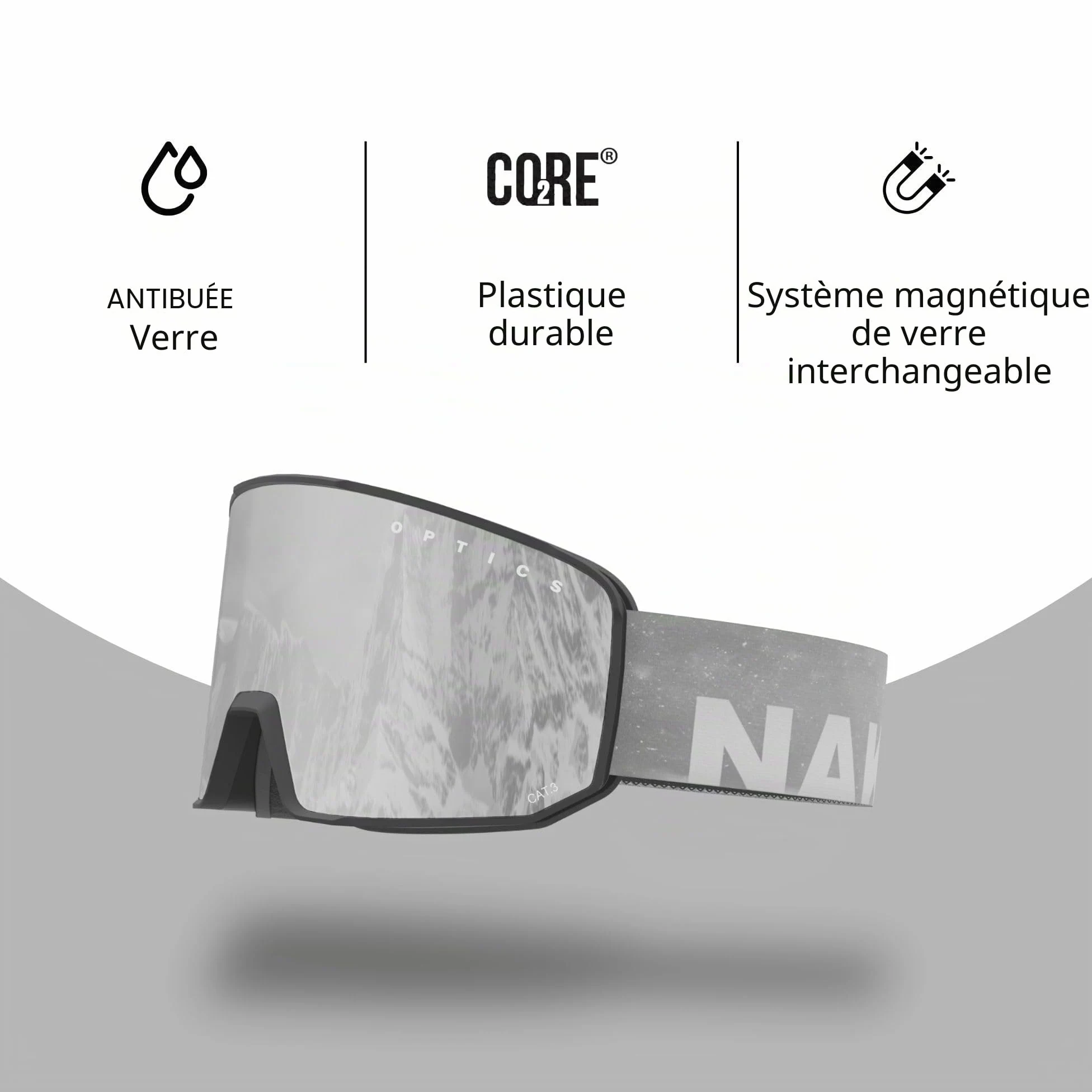 NAKED Optics LUNETTES DE SKI SOLAIRES pour homme & femme