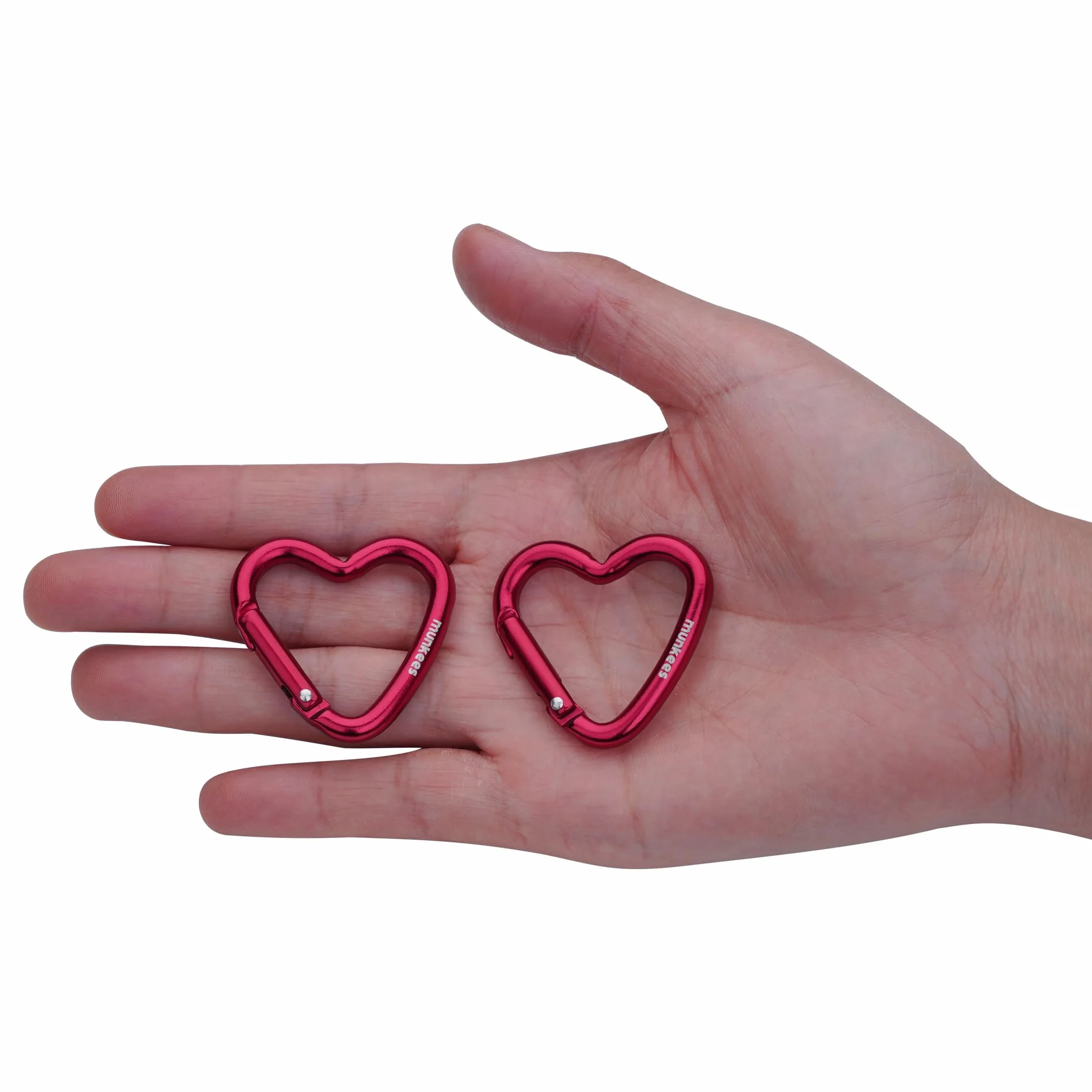 Munkees Mini Carabine Cardiaque Porte-clés