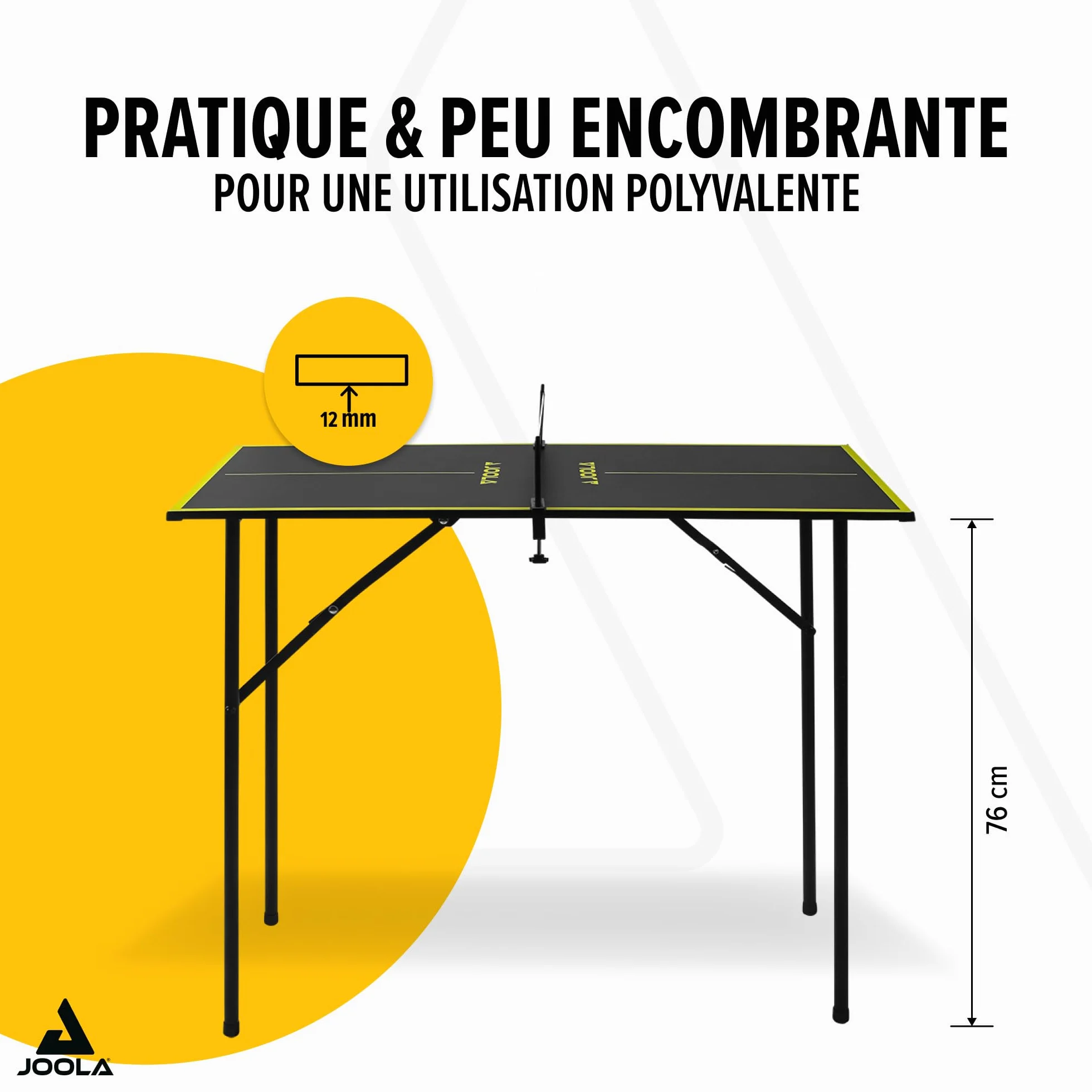 JOOLA Mini Table de ping-Pong d'intérieur avec Filet