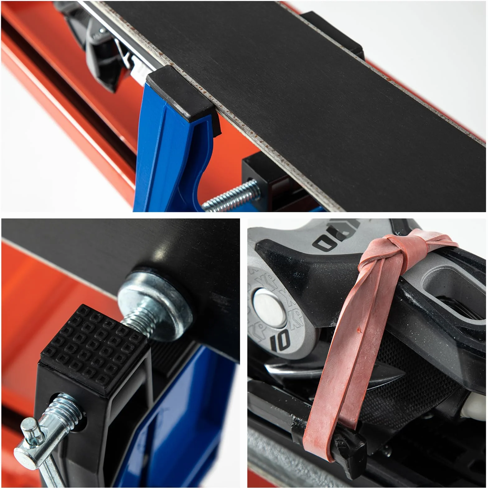Alpine Ski Vise Pro réglage fartage skis angle hauteur réglables ouverture mâchoires 105 mm