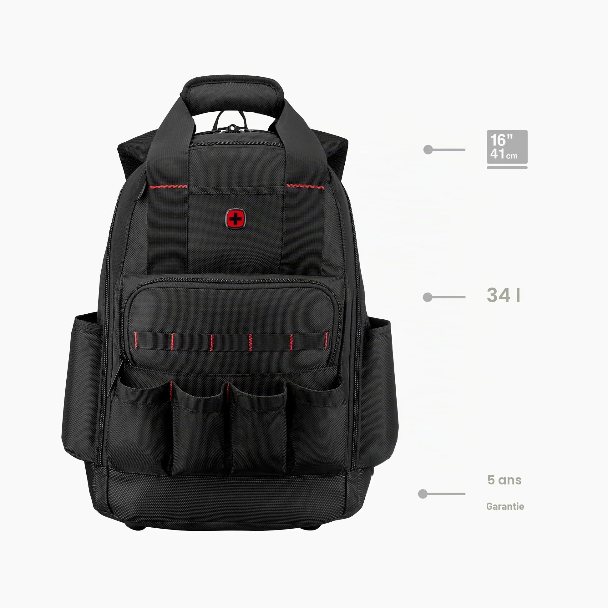Wenger ADVANCED 16" Tool Backpack, Schwarz