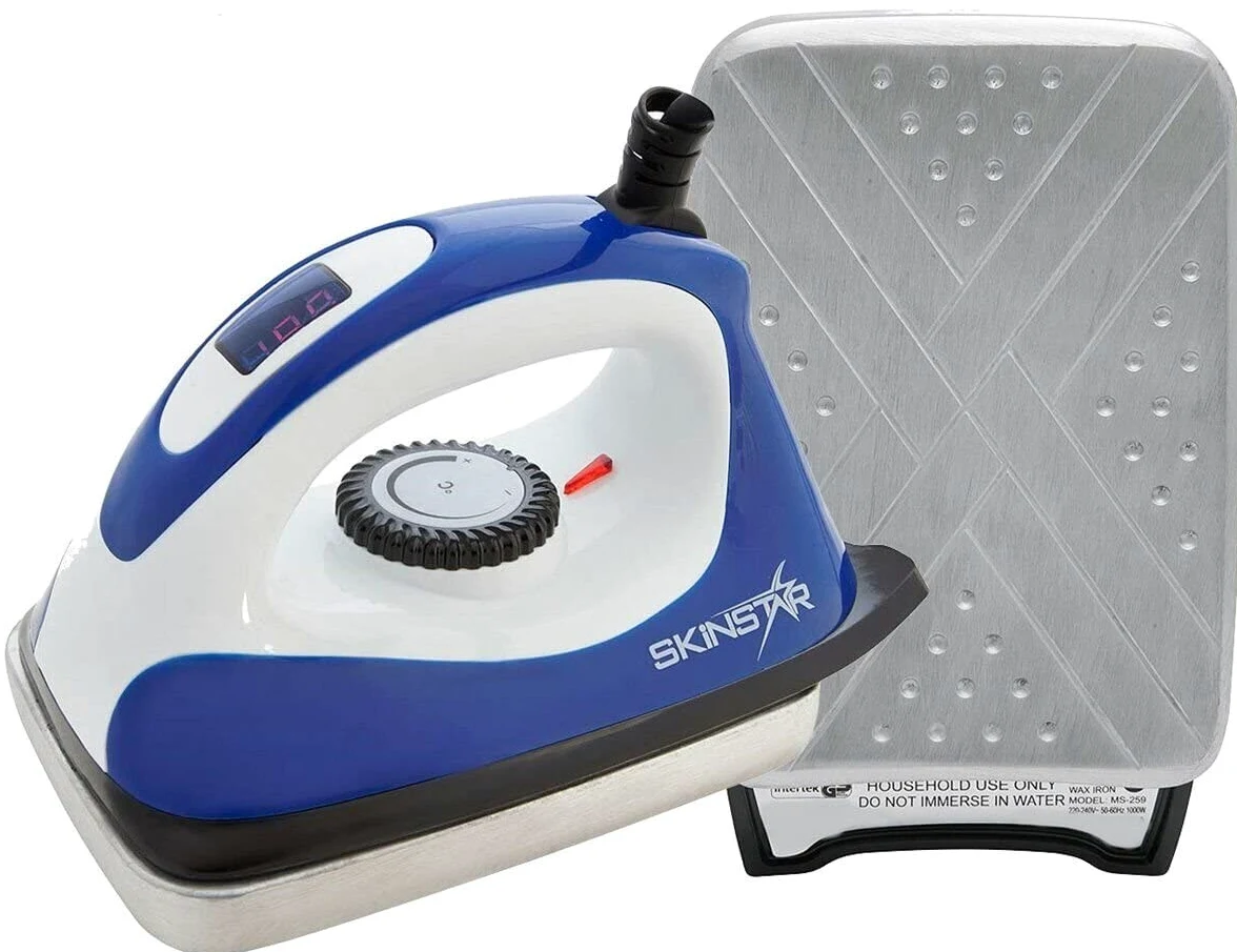 Skinstar Numérique Ski Waxer Pro avec Structure Fer à Farter Épilation à la Cire Cire Fer 80-170 °C