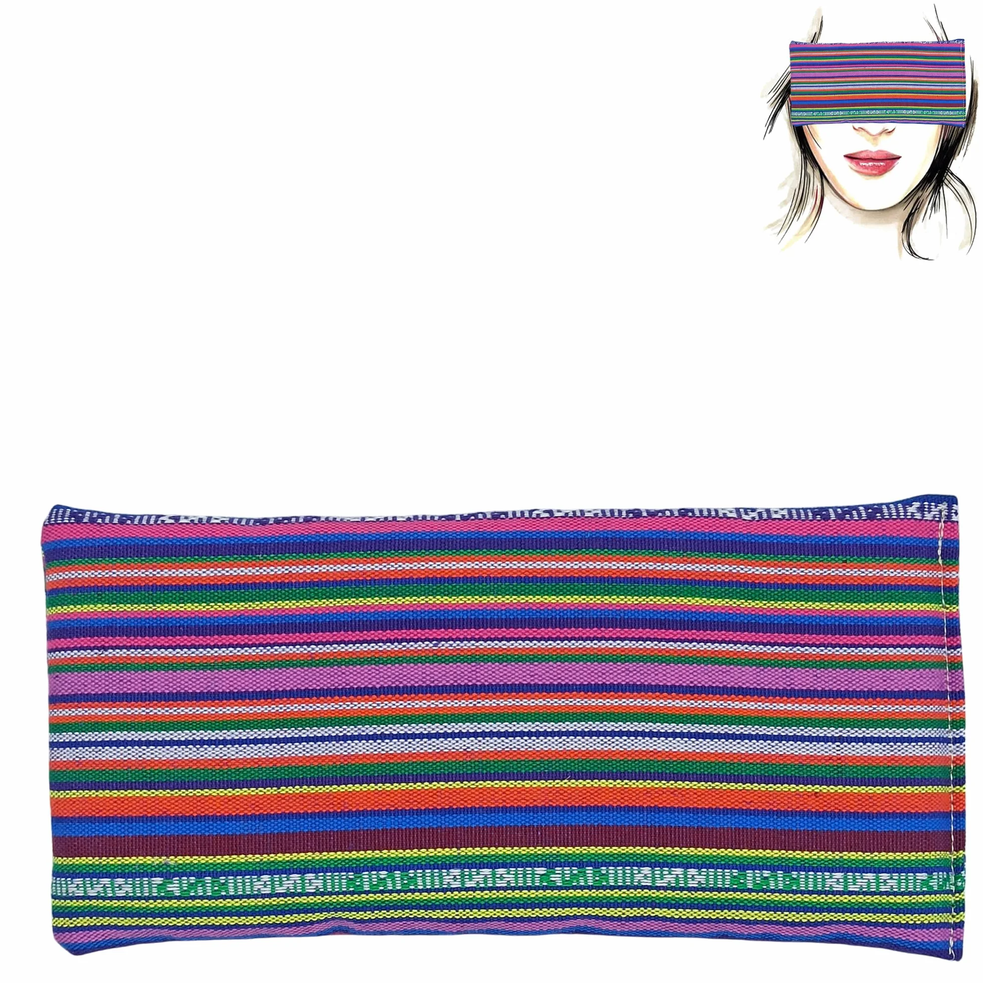Coussin de Yoga pour les Yeux Granada lilas nouveau Oreiller Graines de Lavande et de riz Méditation Relaxation