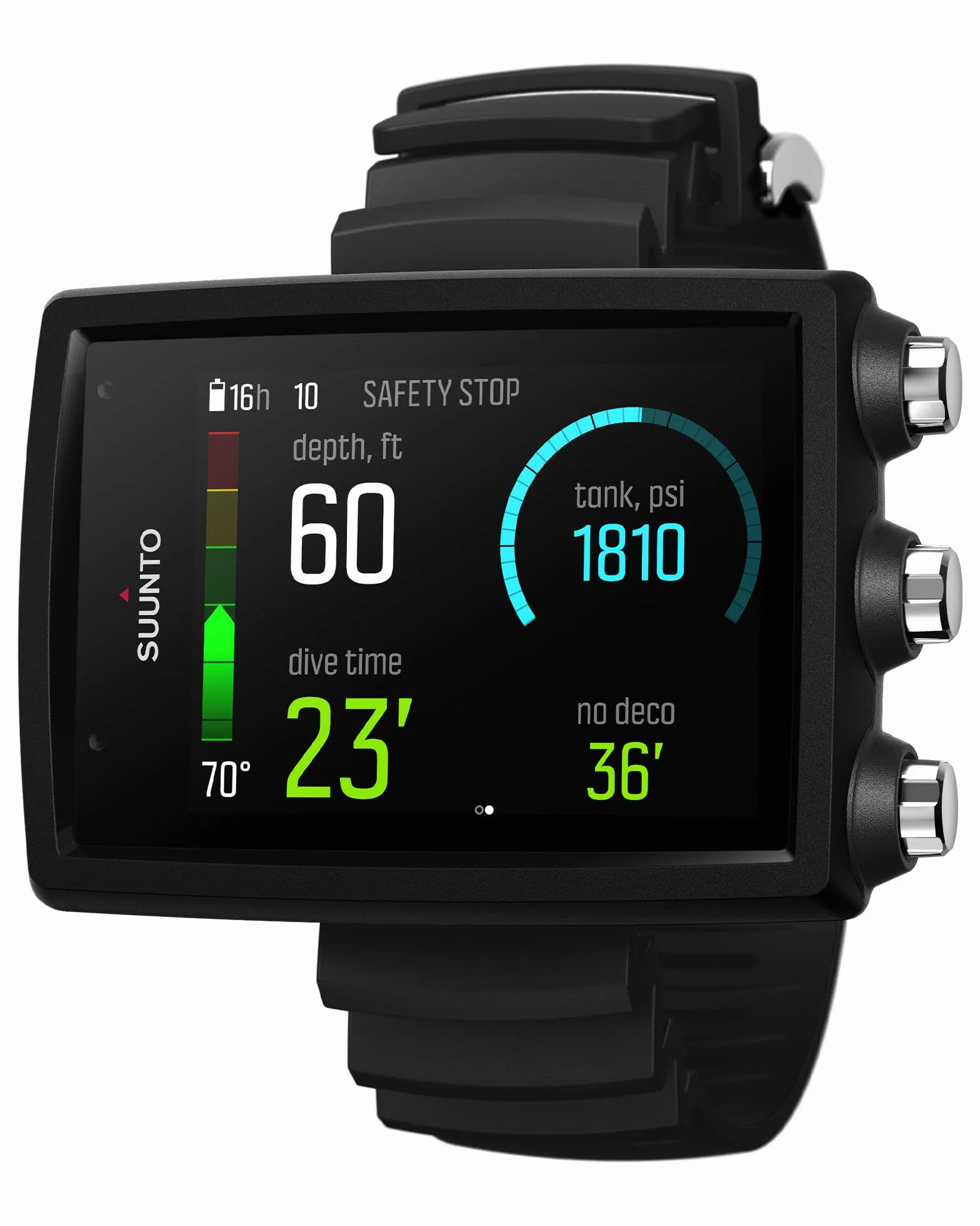 SUUNTO EON CORE Montre de Plongée Numérique Écran Couleur 80m Ordinateur Sous-Marine
