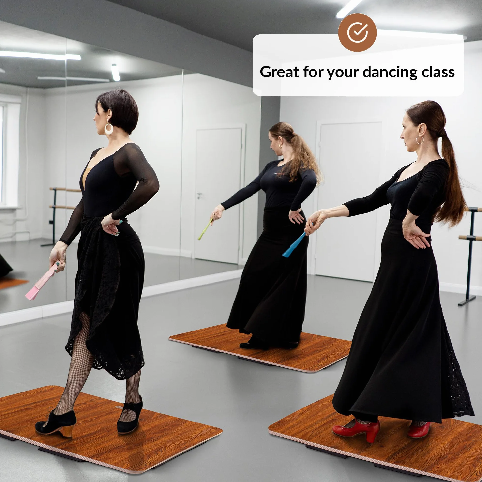 ODOXIA Planche de Claquettes pour Danse Portable Toute Surface Coussiné