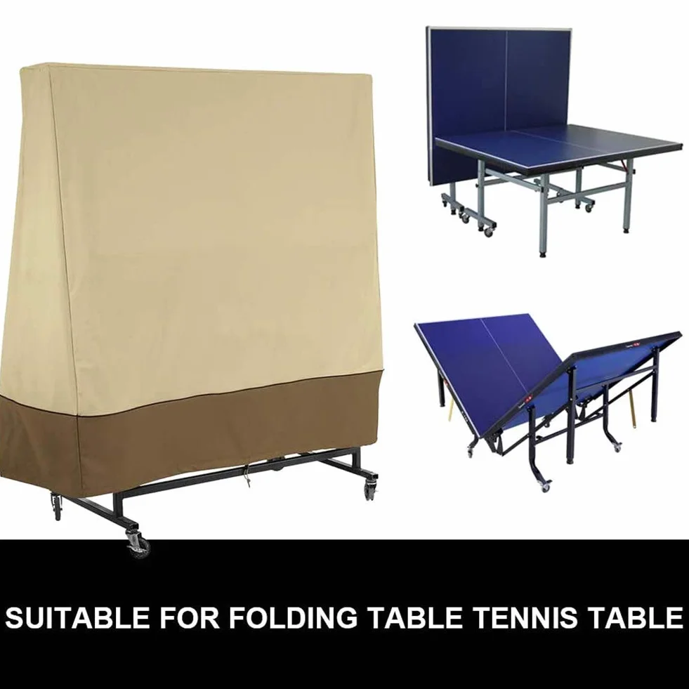 Housse de Protection Table de Tennis de Table Étanche Anti-UV Résistant à la Déchirure