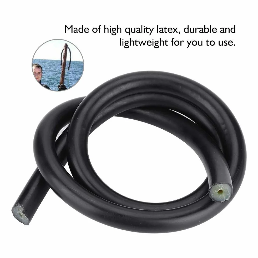 Tube en caoutchouc de chasse sous-marine 3x16mm léger durable bande de caoutchouc sous-marine sling tube de plongée sous-marine latex pour bricolage et remplacer tube ancien (1m)