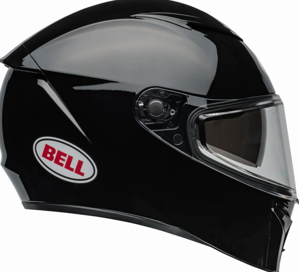Bell Lithium Solid ECE Casque Moto Coque Dynamique, Visière Solaire Intégrée, Doublure EPS Multi-Densité, Optique Classe 1, Écran Pinlock, Couleur : Black, Taille : M