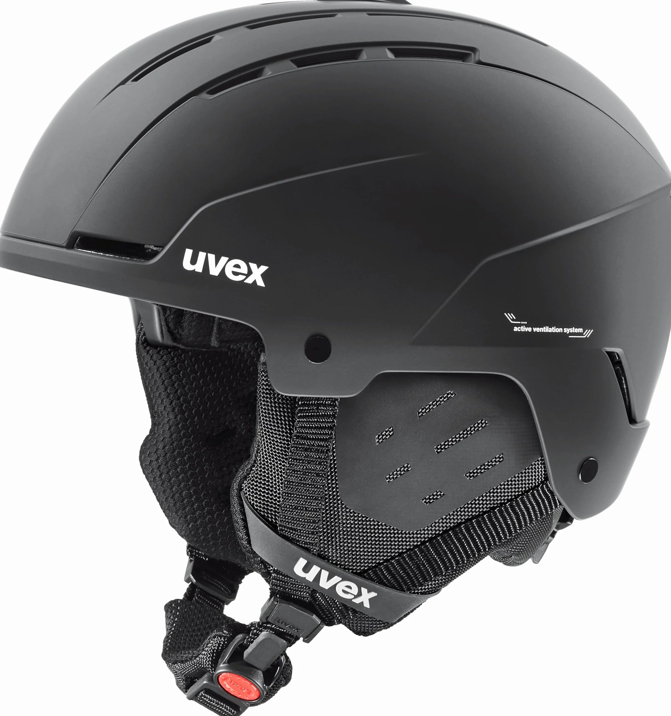 uvex Stance, Casque de Ski, Adulte Unisexe, Black Matt, 54-58 cm