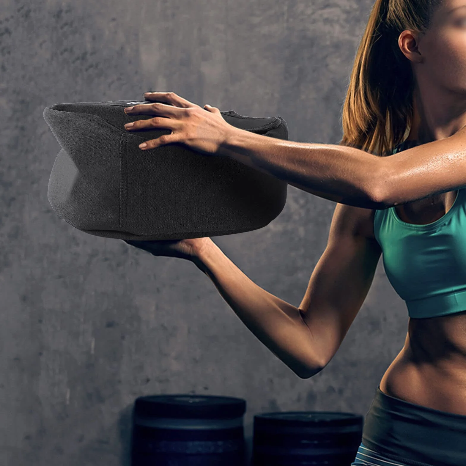 Sac de sable de fitness portable 100 lbs - Entraînement de force et endurance