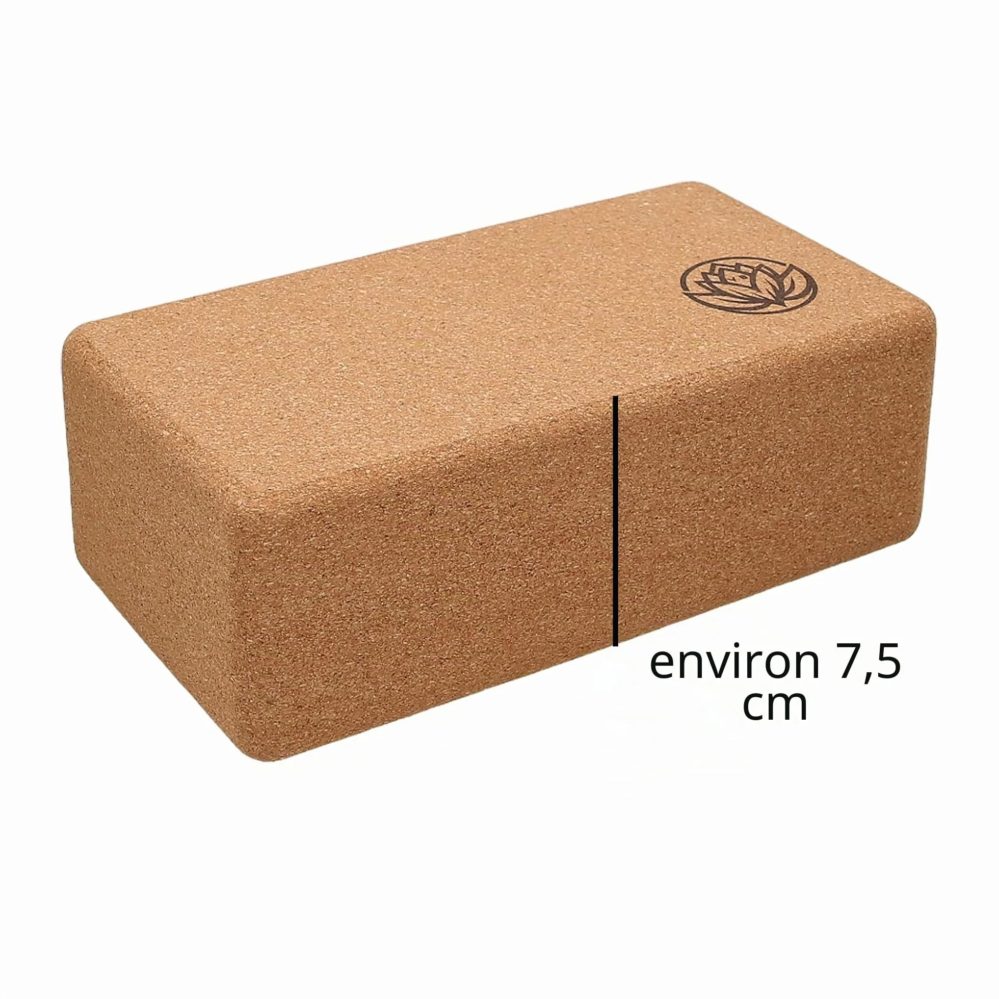 Lot de 2 briques yoga VonBueren | Blocs liège 22x12x7,5 cm Accessoires yoga