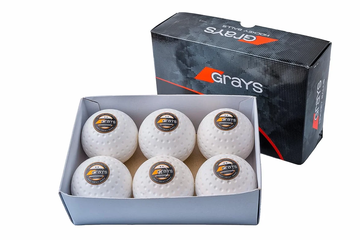 Grayss Balles Hockey Herbe Match Blanches