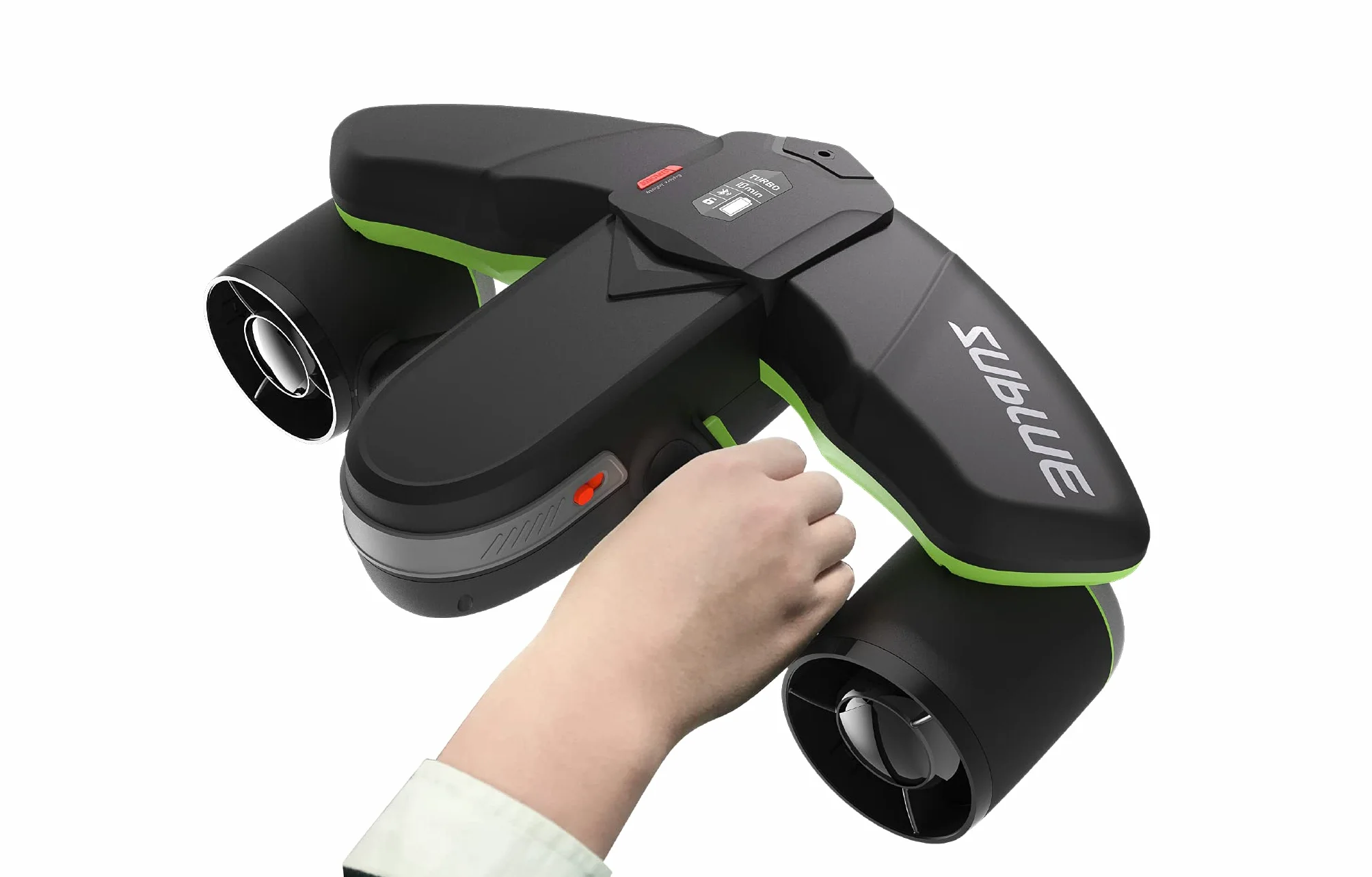 Sublue NAVBOW Scooter sous Marin Noir Vert 7,2 km/h Profondeur 40m Autonomie 60 Minutes