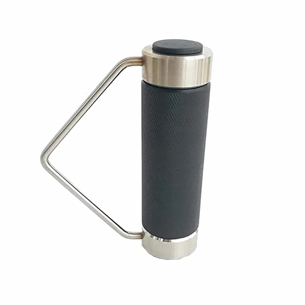 Poignée rotative pour haltérophilie, soulevé de terre – Acier massif pour fitness, biceps, dos et abdominaux – Poignée antidérapante – 5,8 cm de diamètre – Poignées d'exercice de bras et d'aviron
