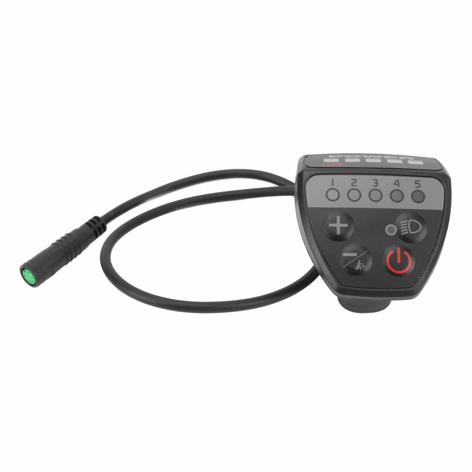 Tbest Contrôleur de Vélo Électrique 24V 36V 48V 5 Broches Résistant à l'Eau