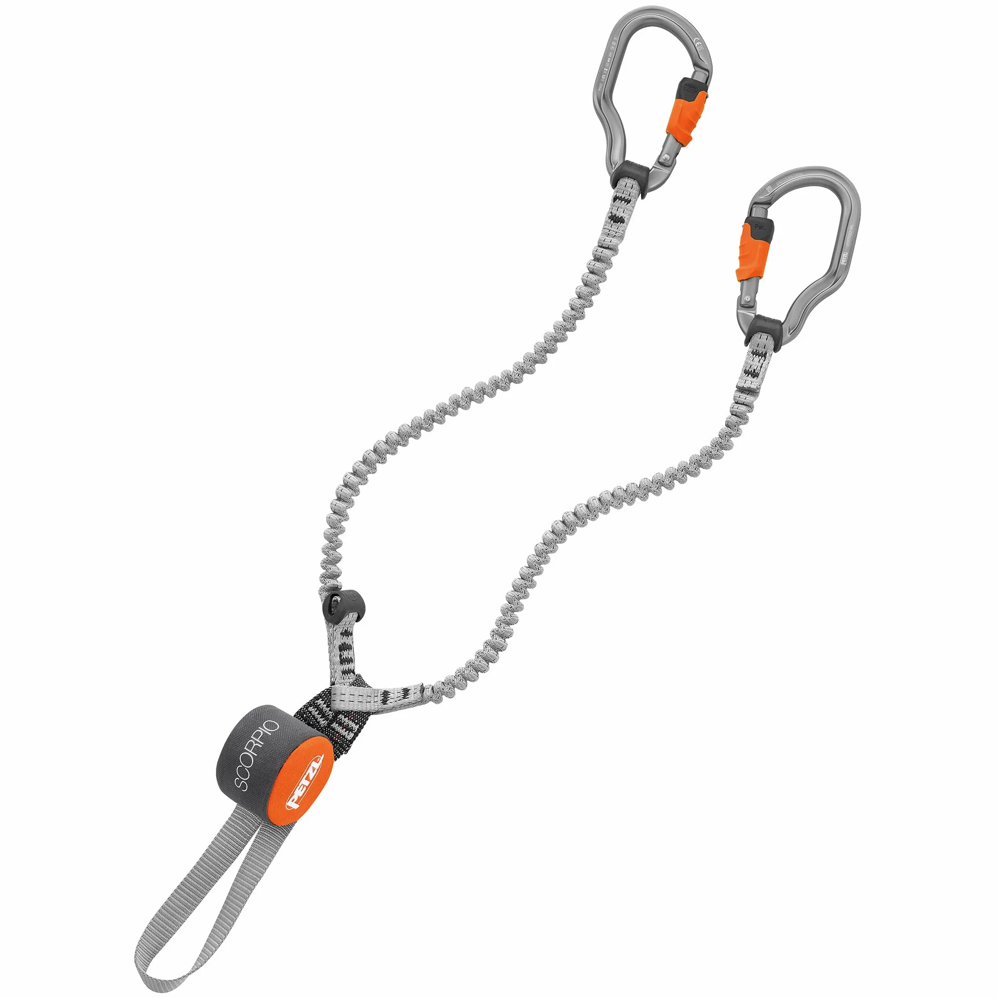 PETZL Longe de Via Ferrata Scorpio Vertigo 40-120 kg Orange 365 g