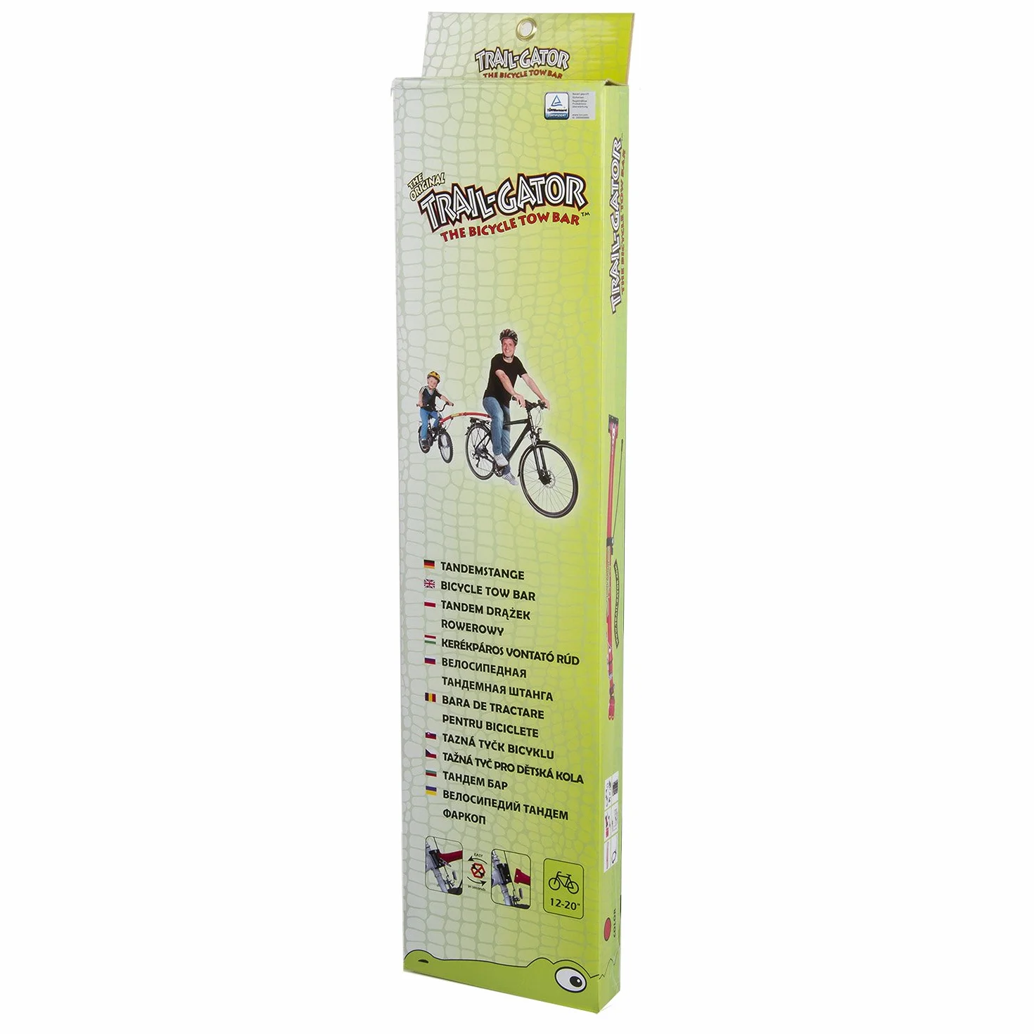 Trail-Gator Tandem-Stange, Rot