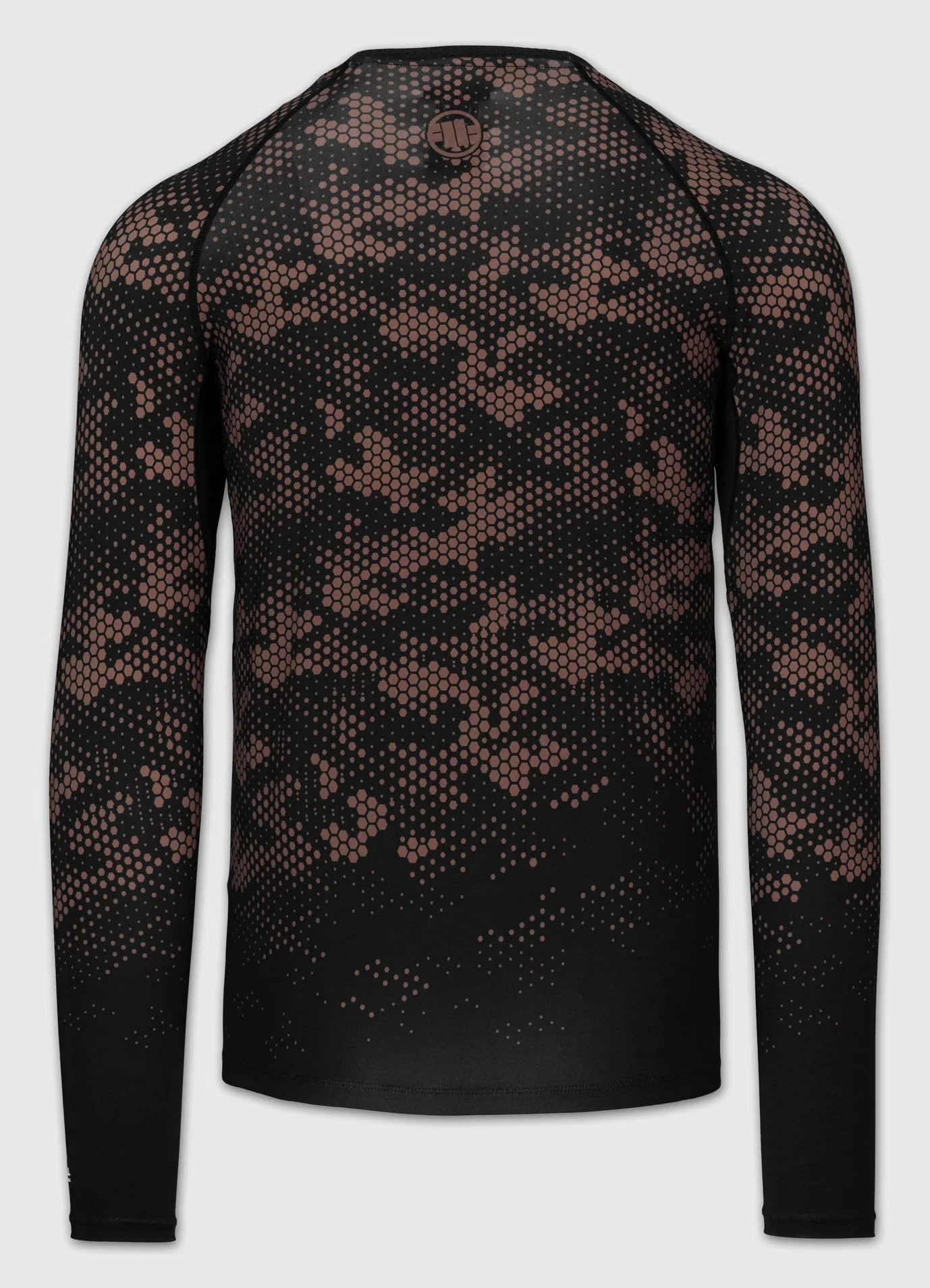 PITBULL - T-Shirt Rashguard Homme Manches Longues Hex Camo Hilltop, T Shirt | Rash Guard Séchage Rapide, Tshirt Fonctionnel Élastique, Rafraichissant Chemise, Sport Chemise, Longsleeve