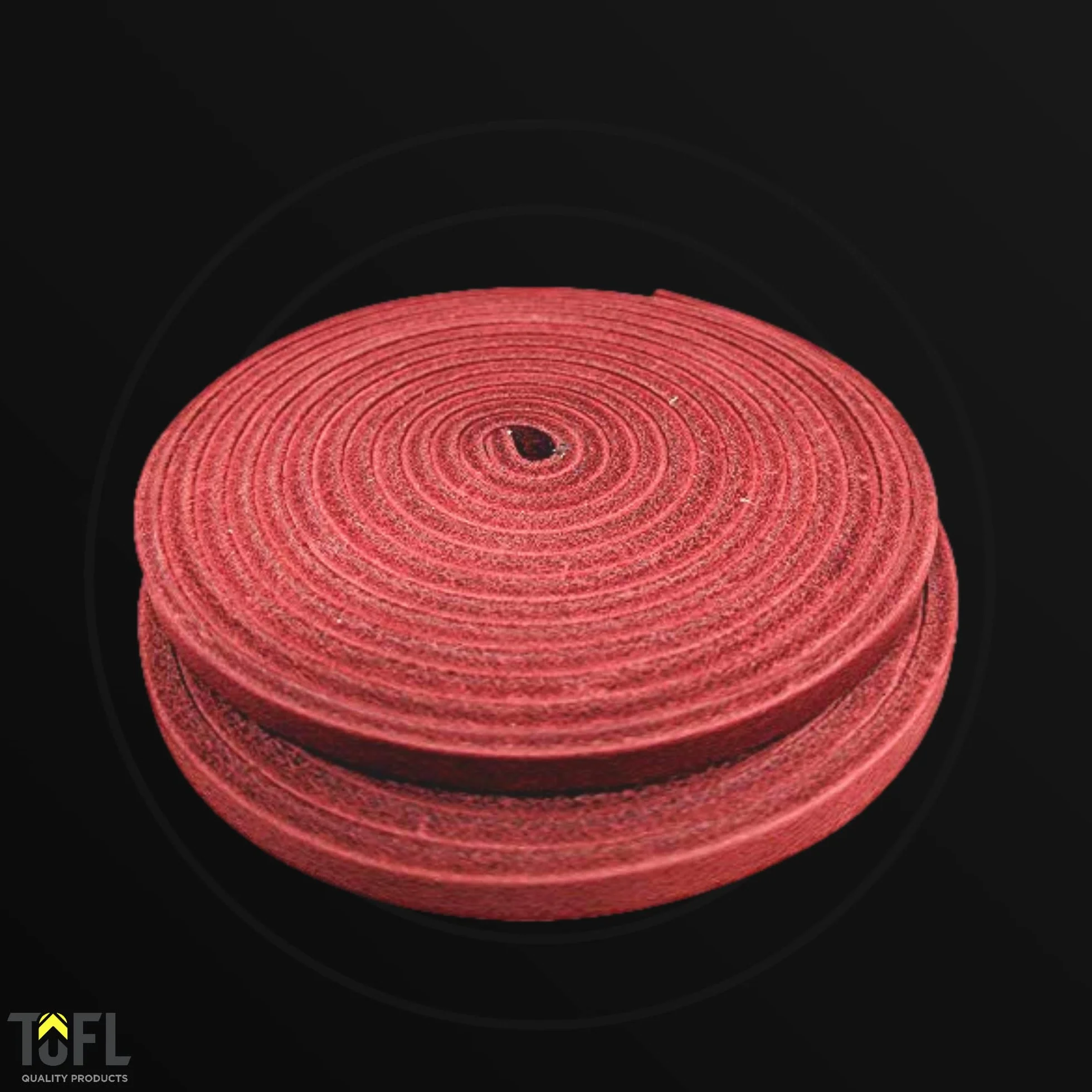TOFL Gant de softball et de baseball en dentelle rouge 2 lacets en cuir avec aiguille de laçage