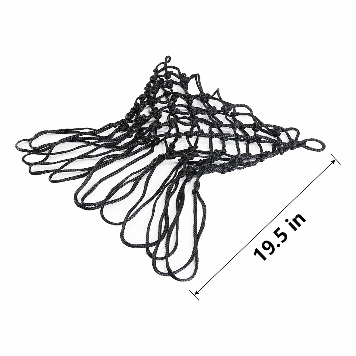 Filet de Basket de Remplacement Robuste, Résistant aux Intempéries, Anti-Fouet, pour Terrain Extérieur et Intérieur