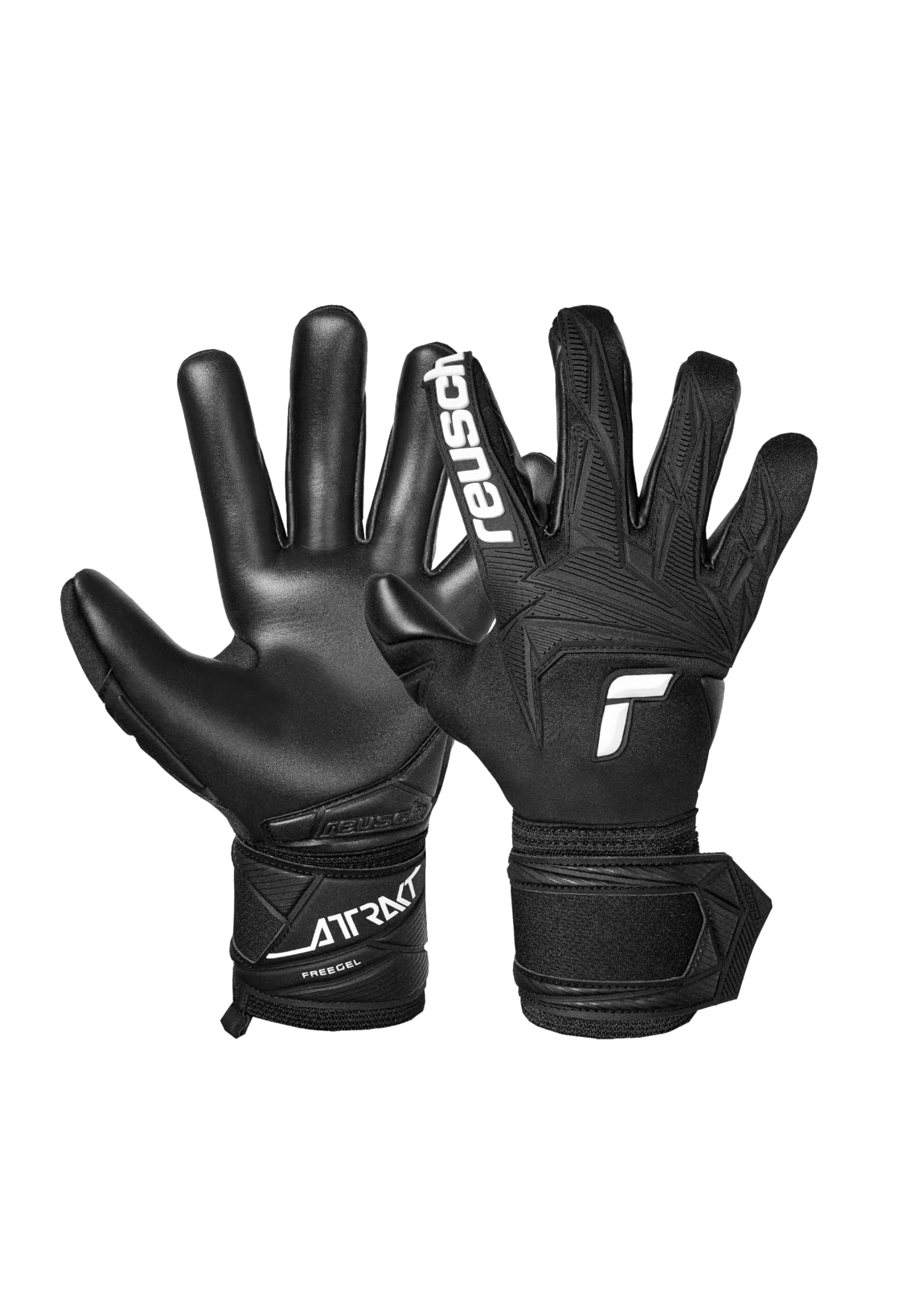 Reusch Gants de Gardien de But pour Hommes Adultes | pour l'entraînement et Les matchs | Gazon Artificiel, Gazon Naturel et Terrain Dur | Attrakt Freegel Infinity