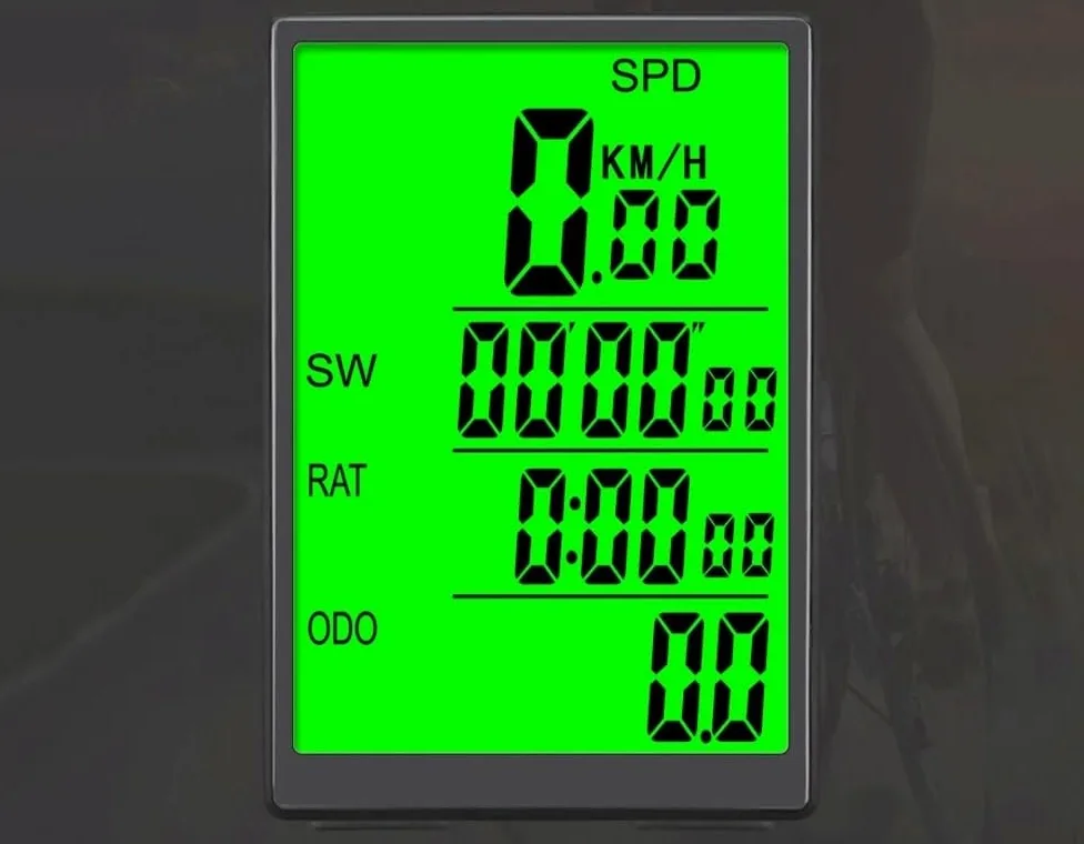 Ordinateur de vélo sans fil étanche résistant aux chutes Compteur de vitesse
