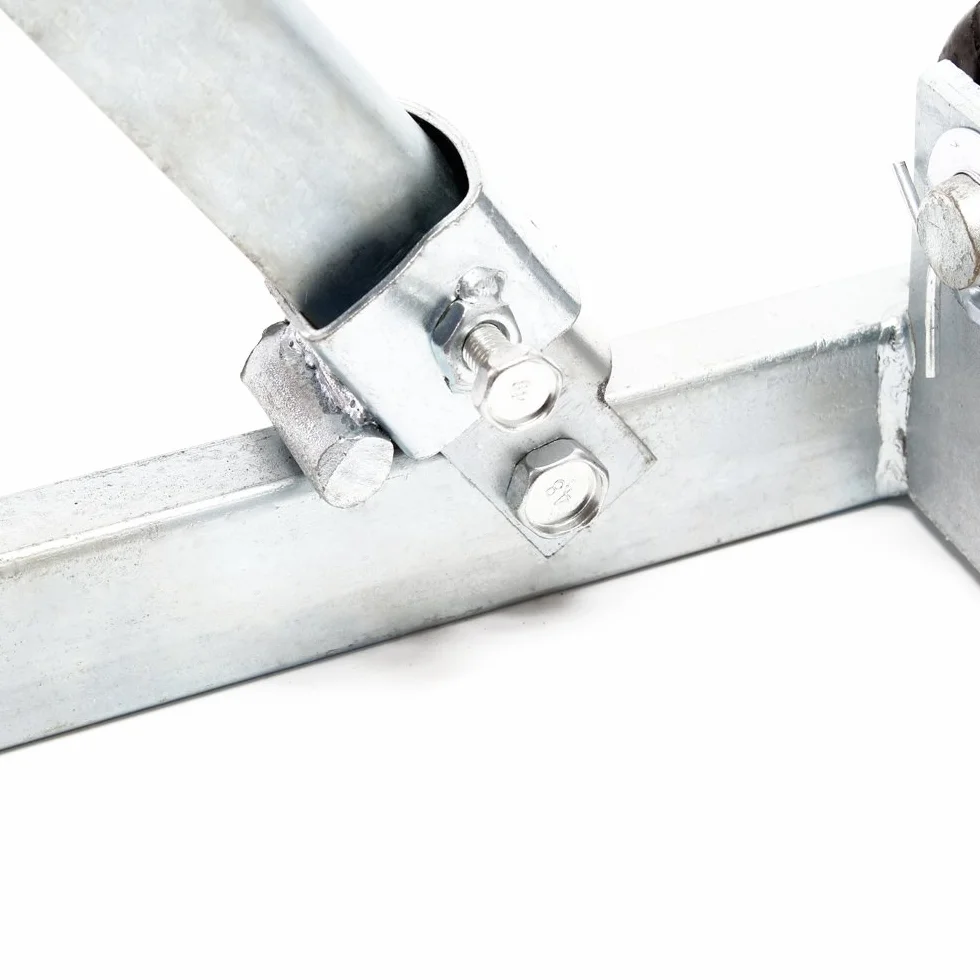 WilTec Porte-Bateau avec Rouleaux de quille Aide manœuvre Centrage Embarcation Chargement