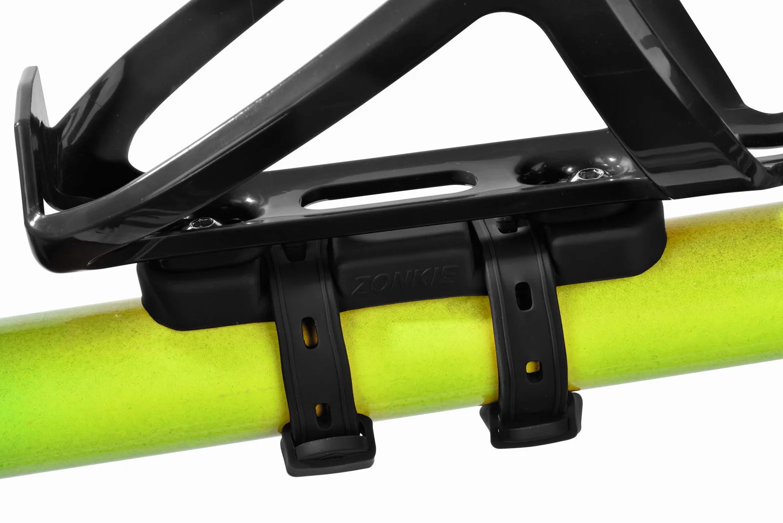 Porte-Bouteille de vélo en Plastique avec Base de Montage Noir