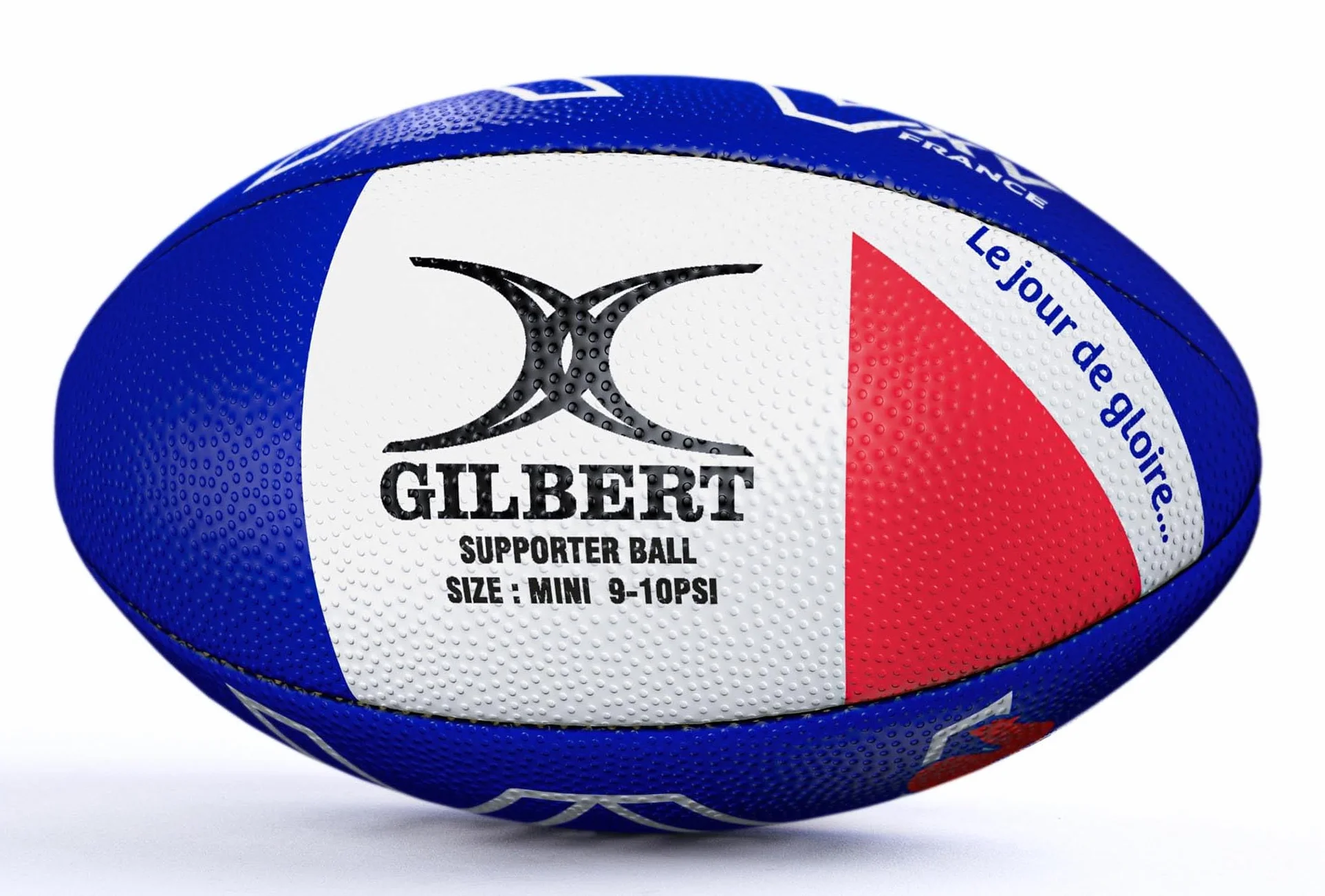 Gilbert Mini Ballon de Rugby FFR XV de France Collection Officielle