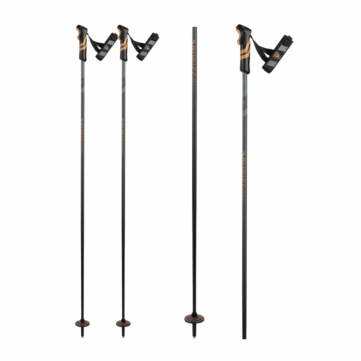 Rossignol Batons De Ski Tactic Carbon Clip Copper Homme Taille 120 Marron