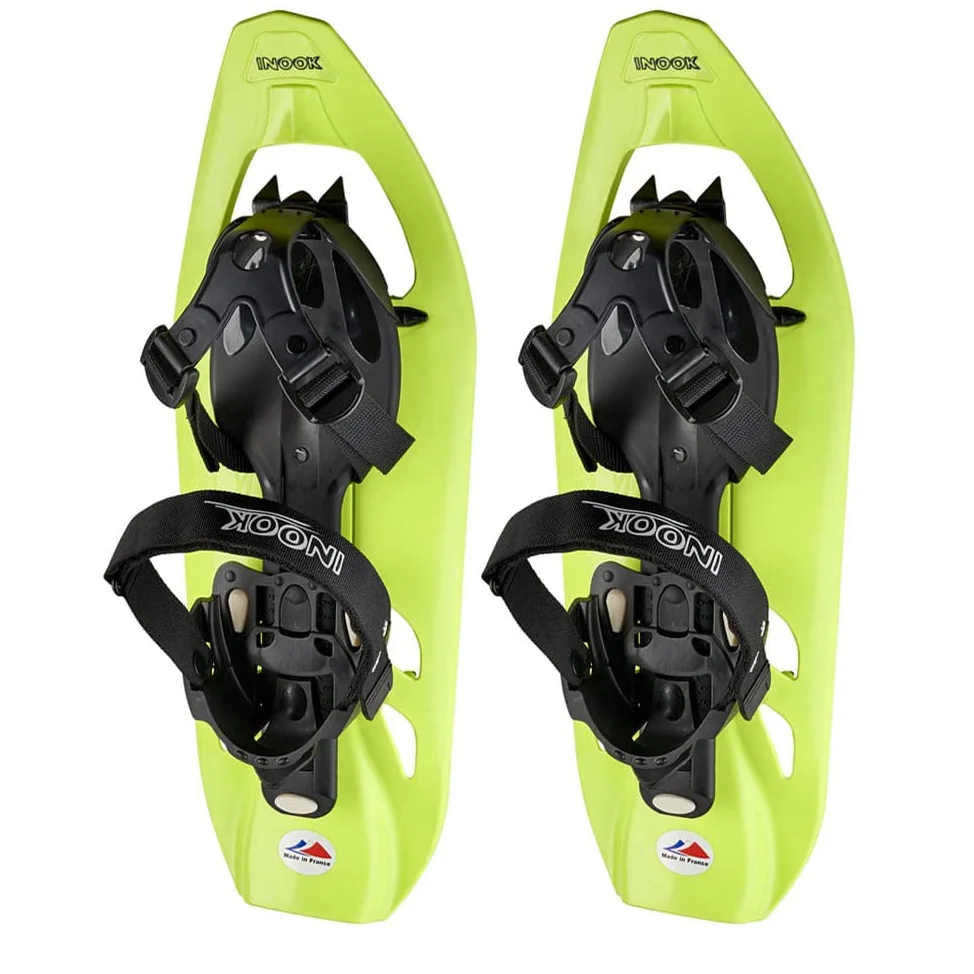 Inook Raquettes à Neige Enfant Vert 18 inches Plastique ou Nylon
