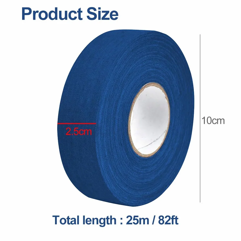 Ruban de Hockey Adhésif 25m × 25mm Bleu foncé