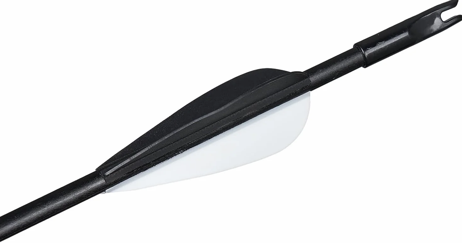 Flèches Fibre de Verre 31 Pouces Spine 800 pour Tir à l'Arc Recurve et Sport - Lot de 12